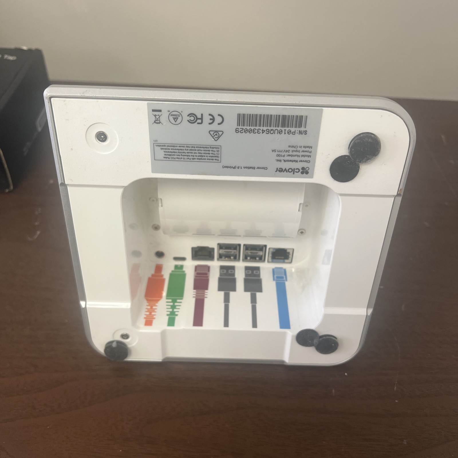 Clover Station High-Speed Receipt Printer (MODEL:P100) *No Power adapter* (n5)