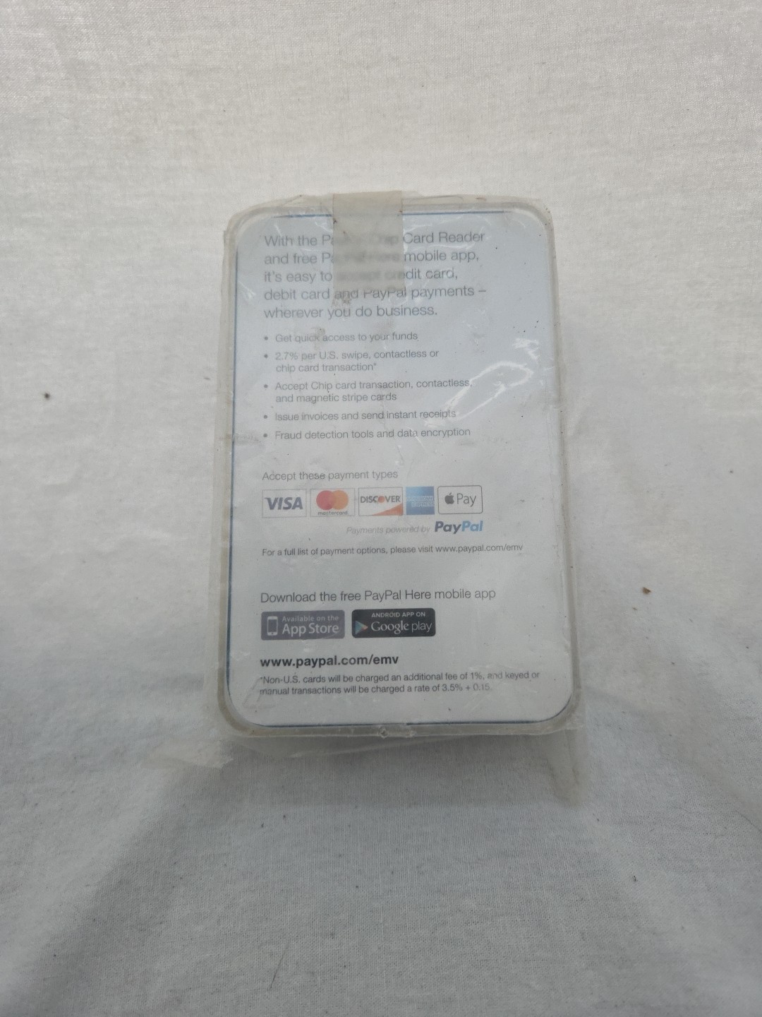 Paypal Chip Card Reader Contactless Enabled M010-PROD10-V2 BRAND NEW SEALED