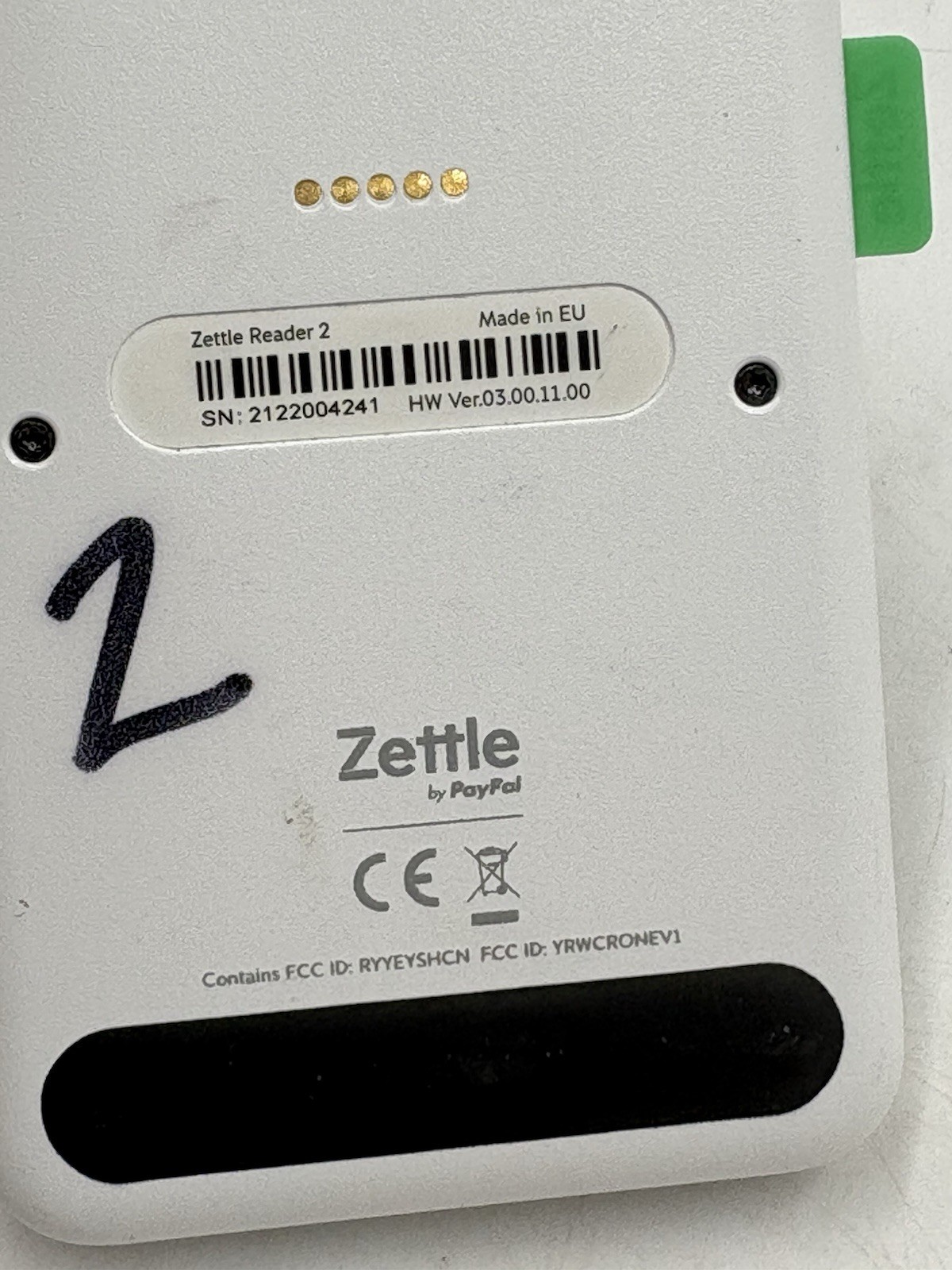 Zettle Reader 2 by PayPal Card Reader POS Machine Only