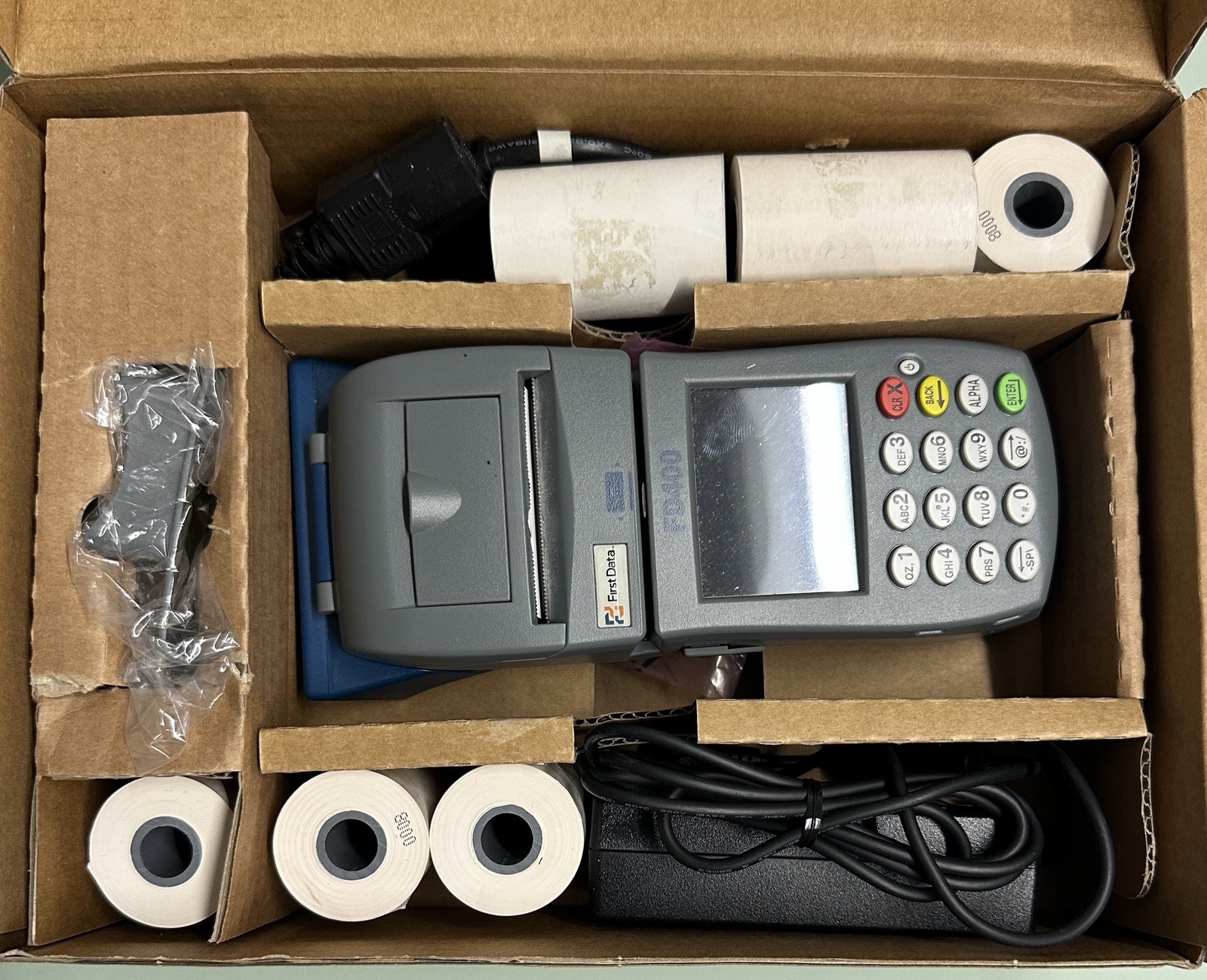 First Data FD400 Ti Credit Card Machine With Touch Screen