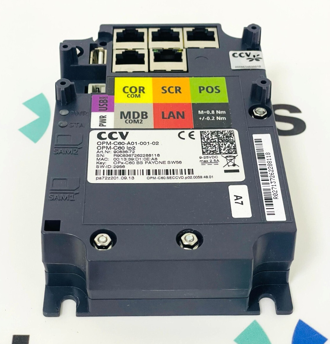 CCV OPM-C60-A01-001-02 Terminal Control Module OPM-C60IP2 (Refurbished)
