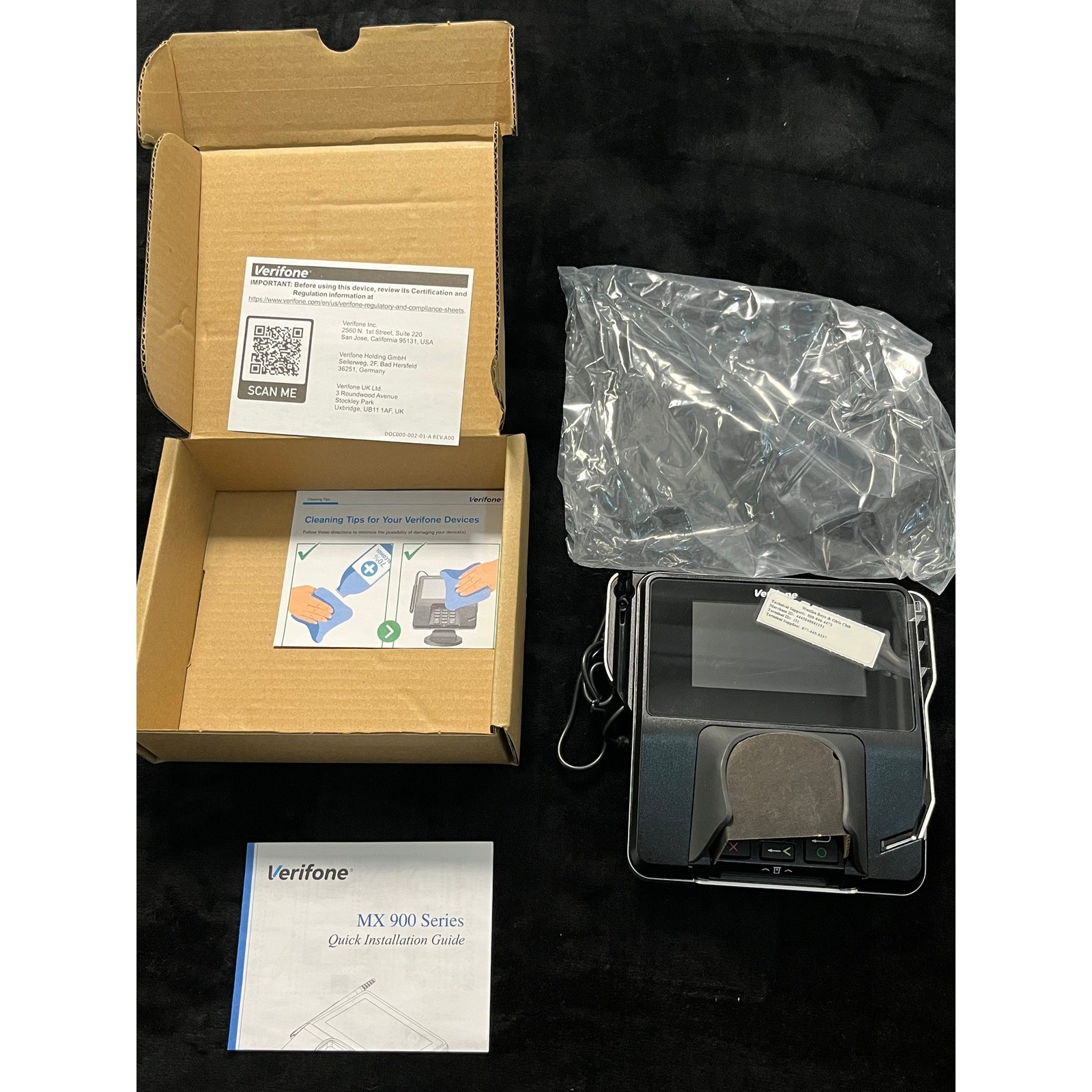 Verifone MX 915 Payment Terminal M177-409-01-R MX 900 Series POS System Black