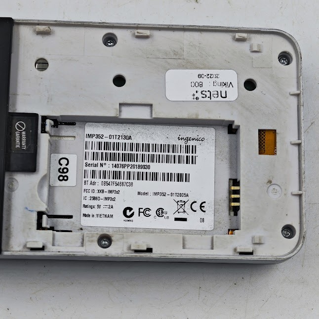 Ingenico iSMP2 Mobile Card Reader – Untested, Signs of Use