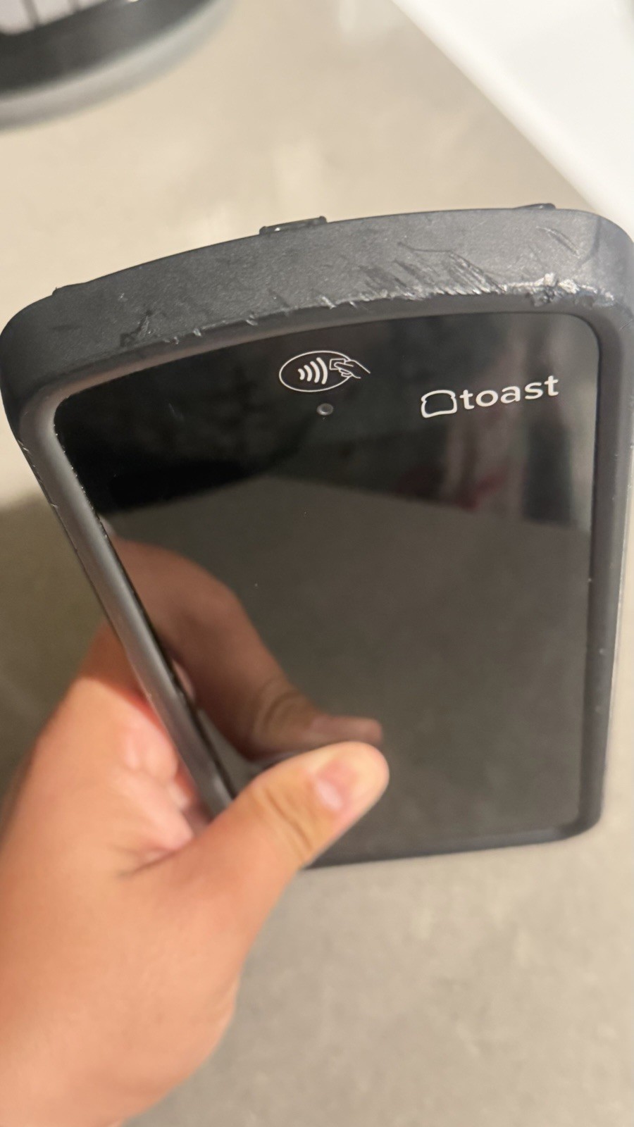 Toast Handheld POS Payment Device For Parts Repair No Back Cover