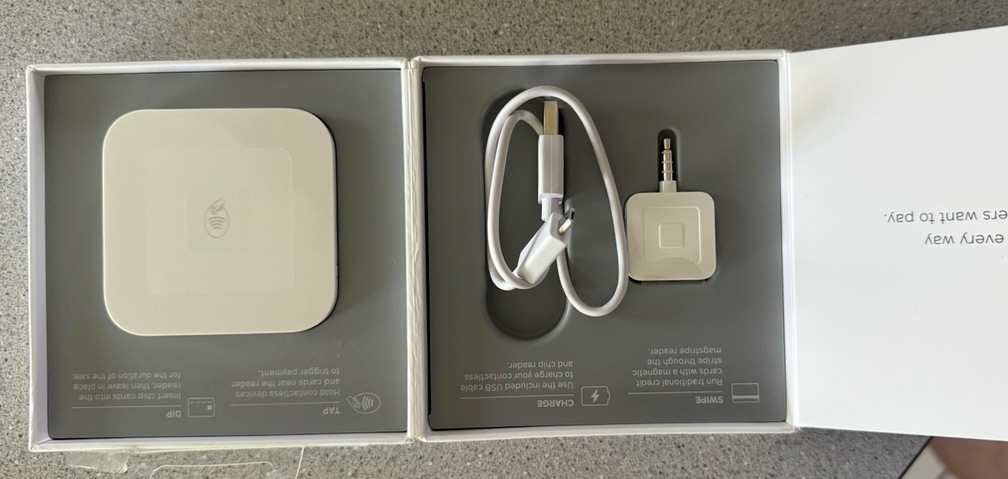 Square Contactless, Chip, Magstripe Credit Card Reader (lightly used)