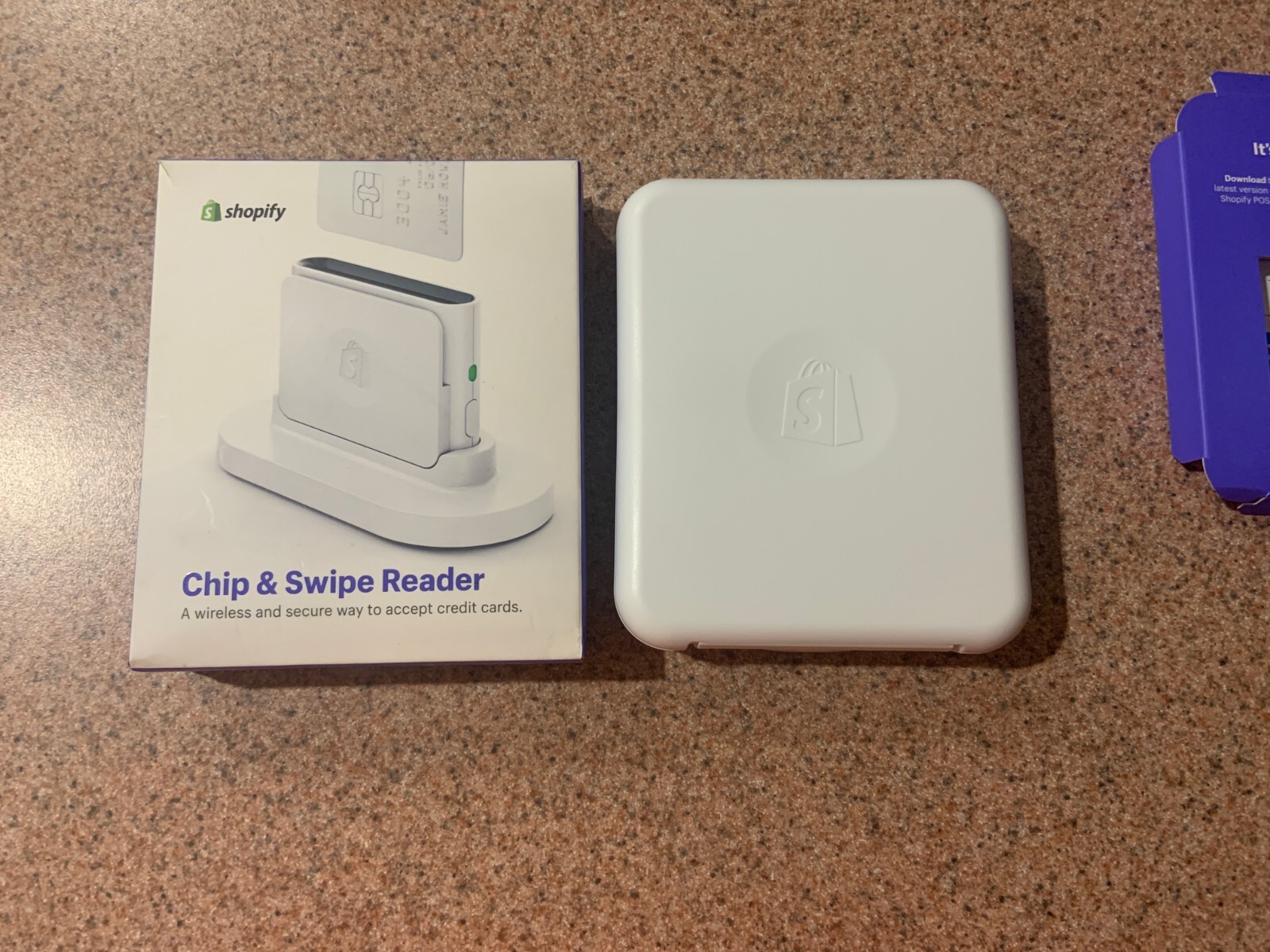 New (Open box) Credit Card Reader – Shopify Chip and Swipe Reader White