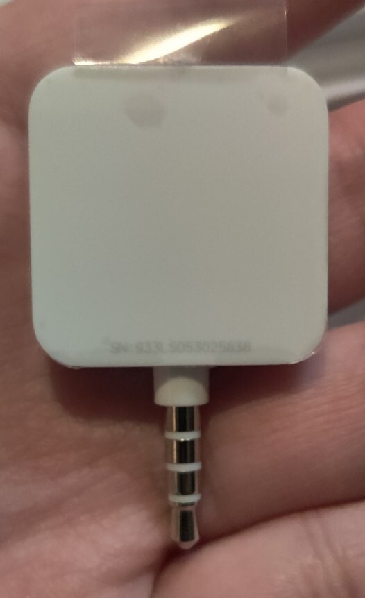 New open box Square Reader Accessories Only phone jack reader and USB cable