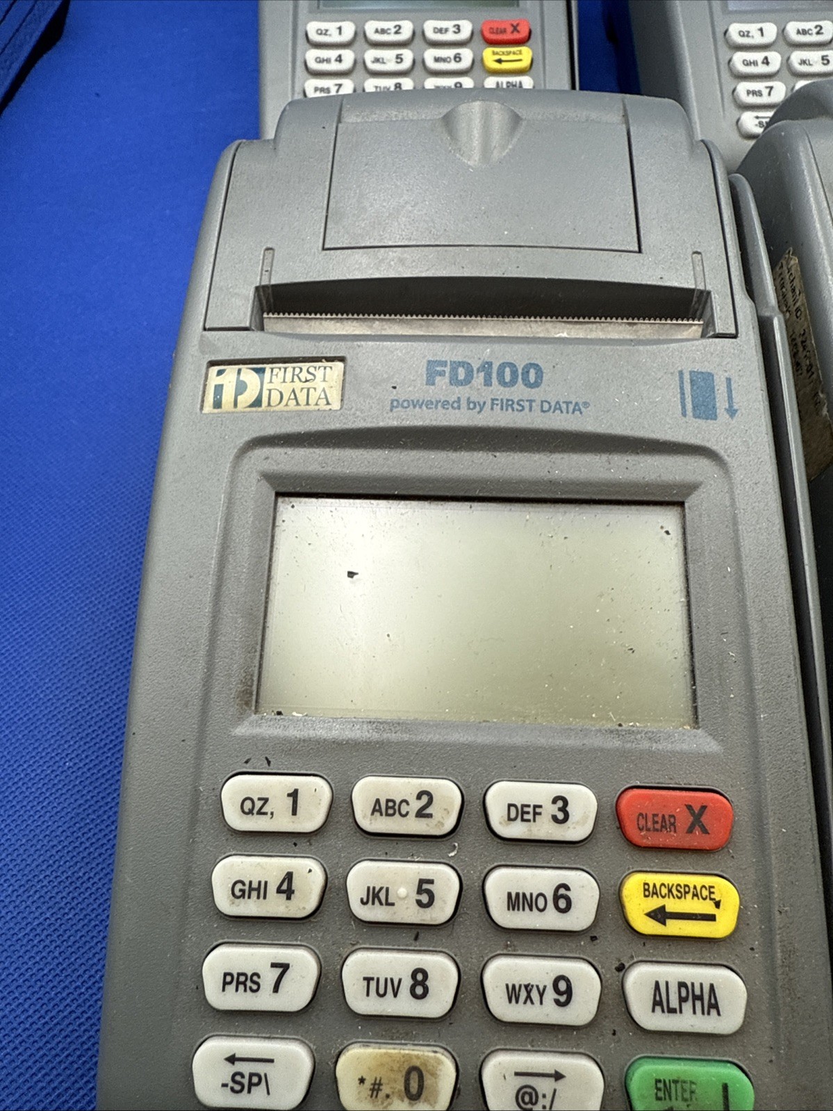 Lot Of 6 First Data FD-100 Credit Card Terminal001078064