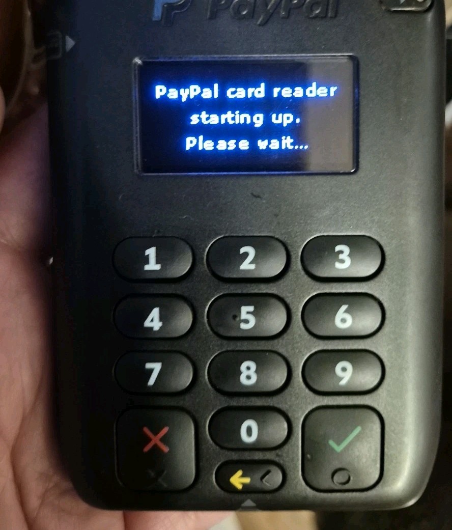 PayPal Chip & Swipe Transaction Credit Card Reader M010-PROD10-V2, Cable, Black