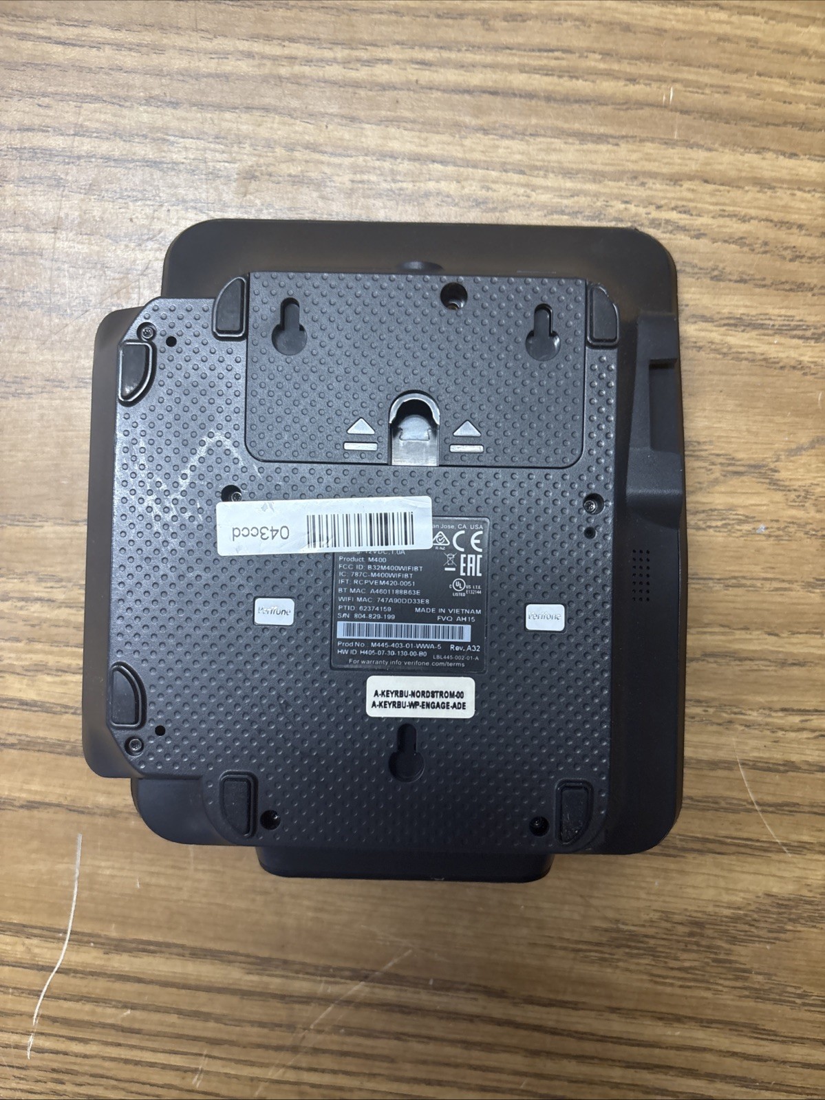 Verifone M400 WIFI/BT Credit Card Payment Terminal