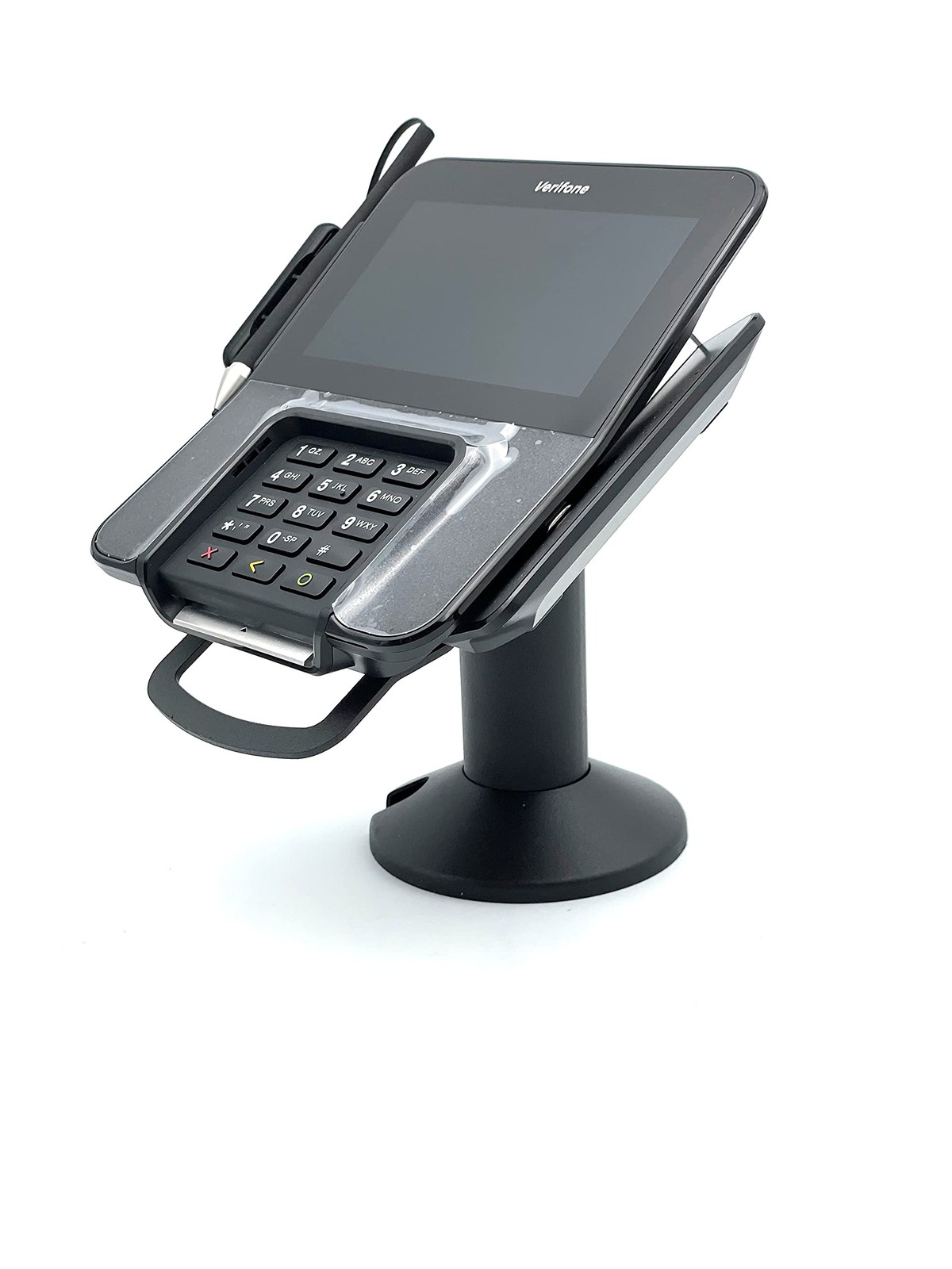 DCCStands Verifone M400/M440 Swivel and Tilt Low Profile 4″ Terminal Stand, S…