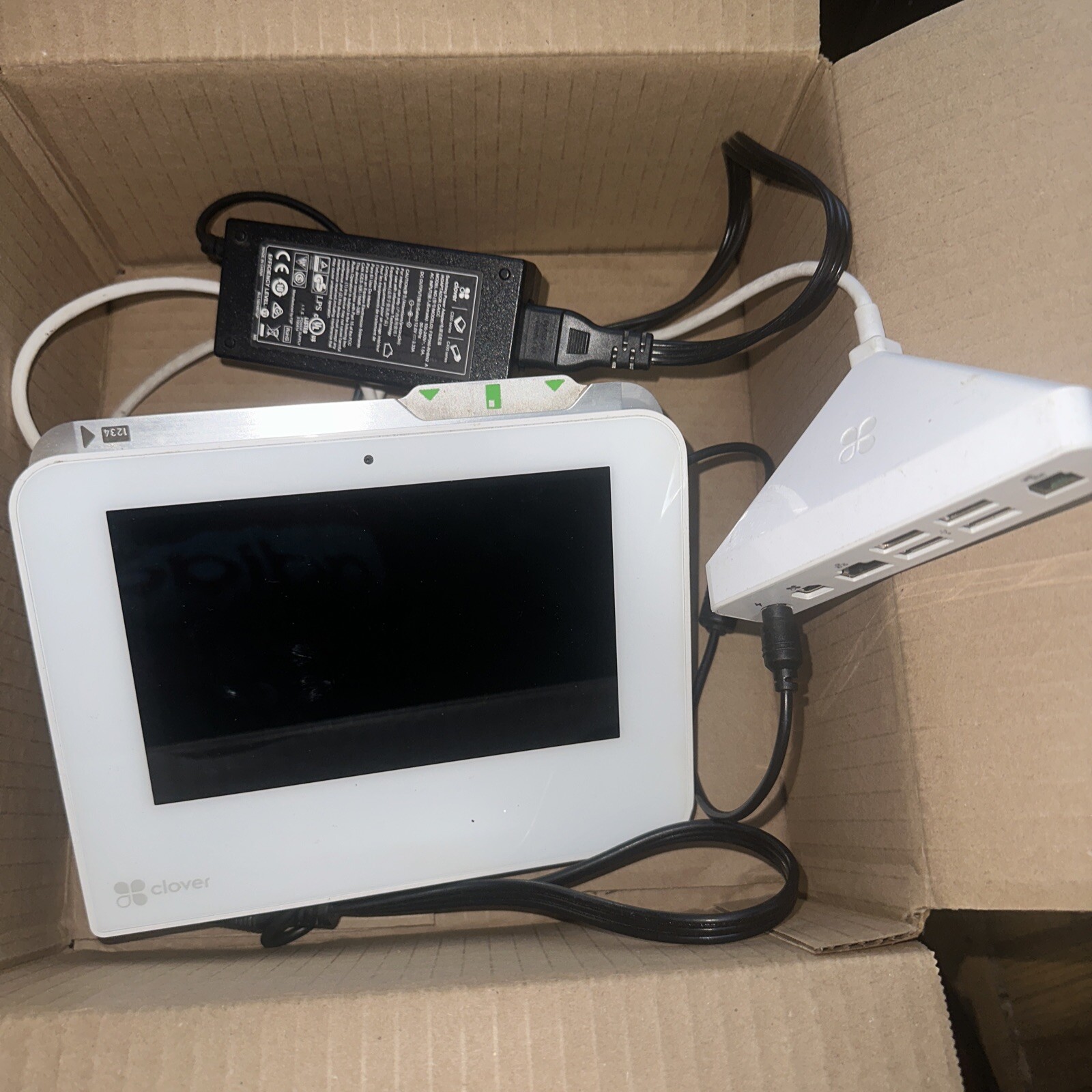 Clover Mini C300 – Card Reader Point of Sale System w/USB HUB – LOCKED – AS IS
