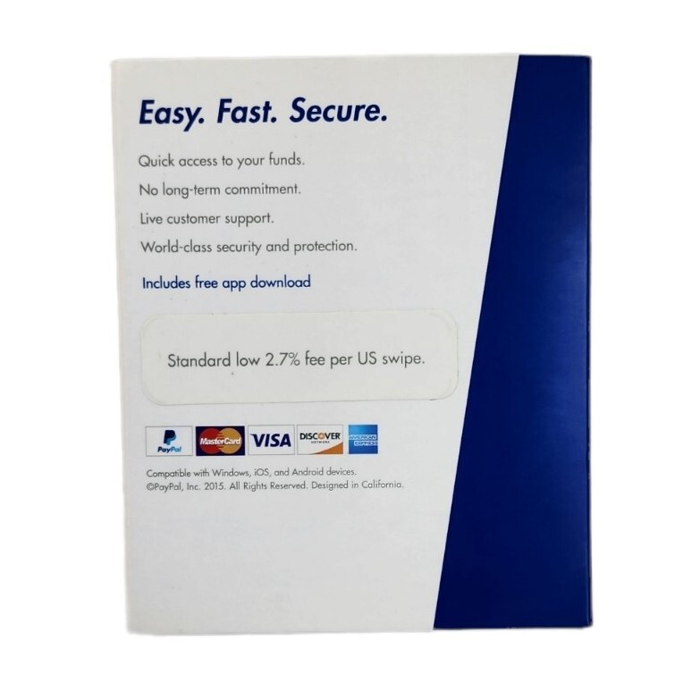 PayPal Mobile Payment Card Reader Compatible W/ iOS Android Windows Devices 