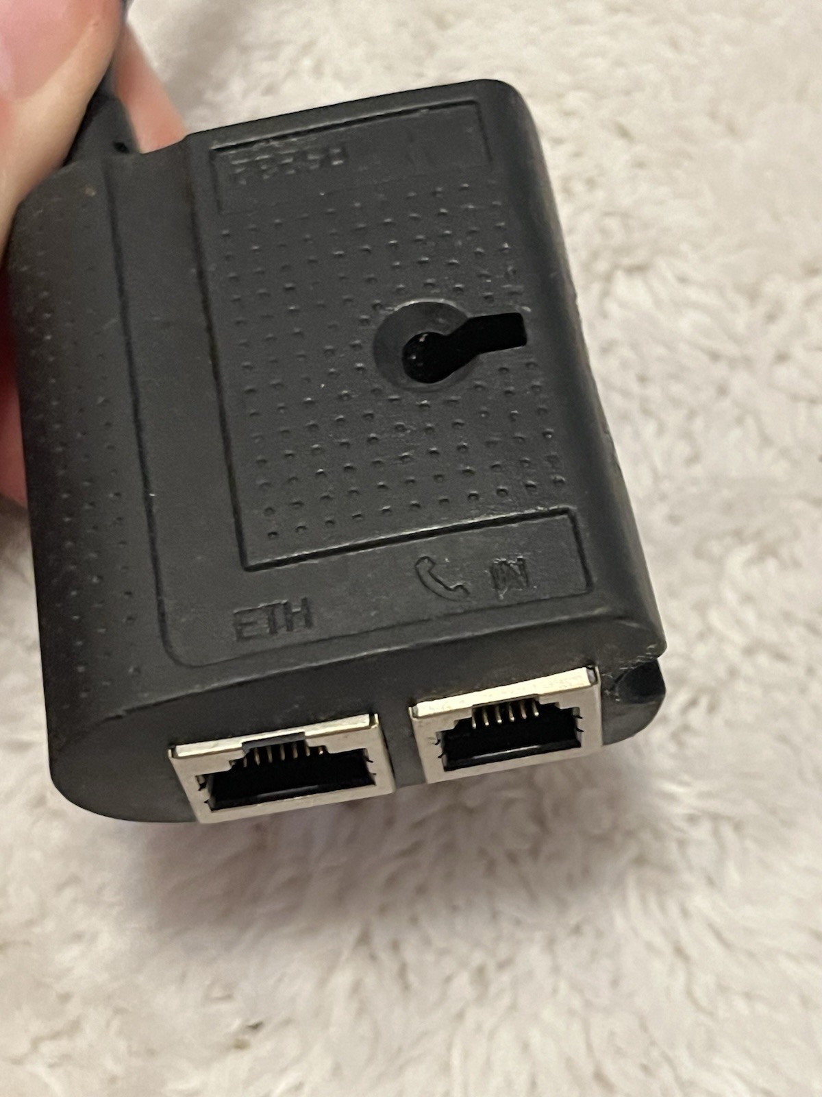 Ingenico ICT220 Credit Card Terminal with Wired Connectivity & Power Supply