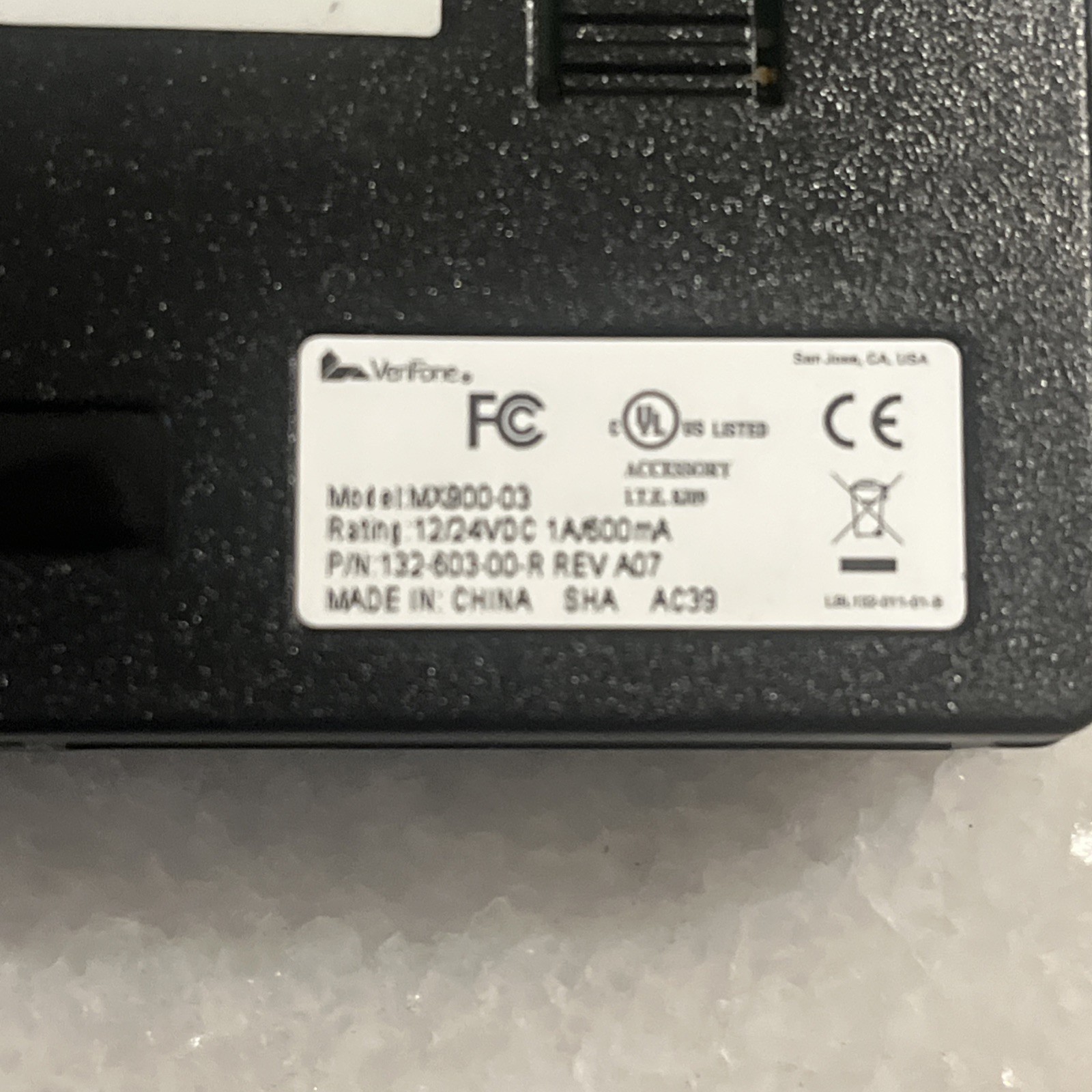 Verifone MX900-03 USB Input/Output IO Ethernet Module 132-603-00-R