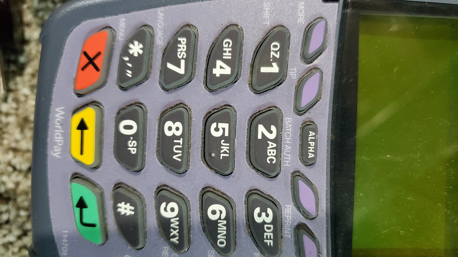 Verifone VX610 Credit Card Chip Reader w/ Power Supply, Battery, & Paper