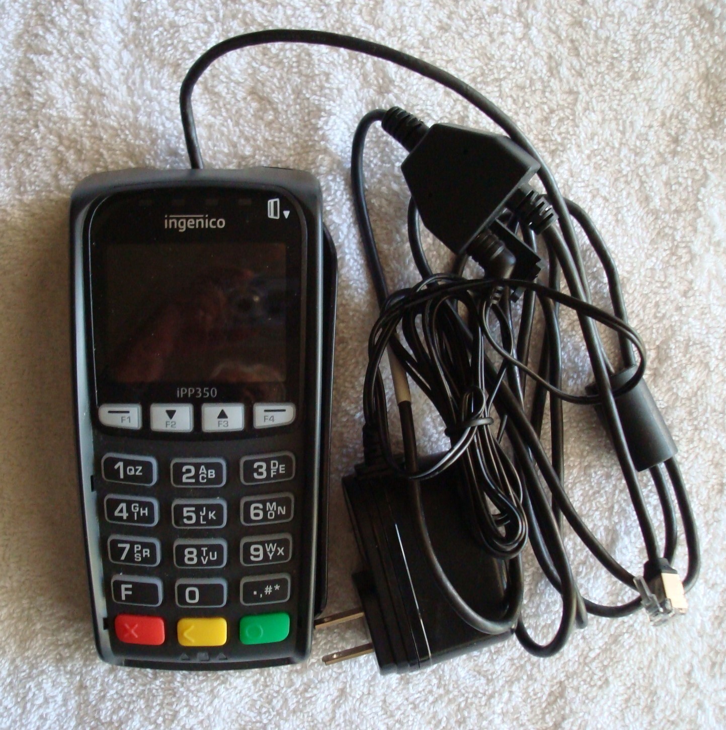 ingenico IPP350 Compact USB PoS Retail Magstripe+Chip Card Terminal+AC Adapter
