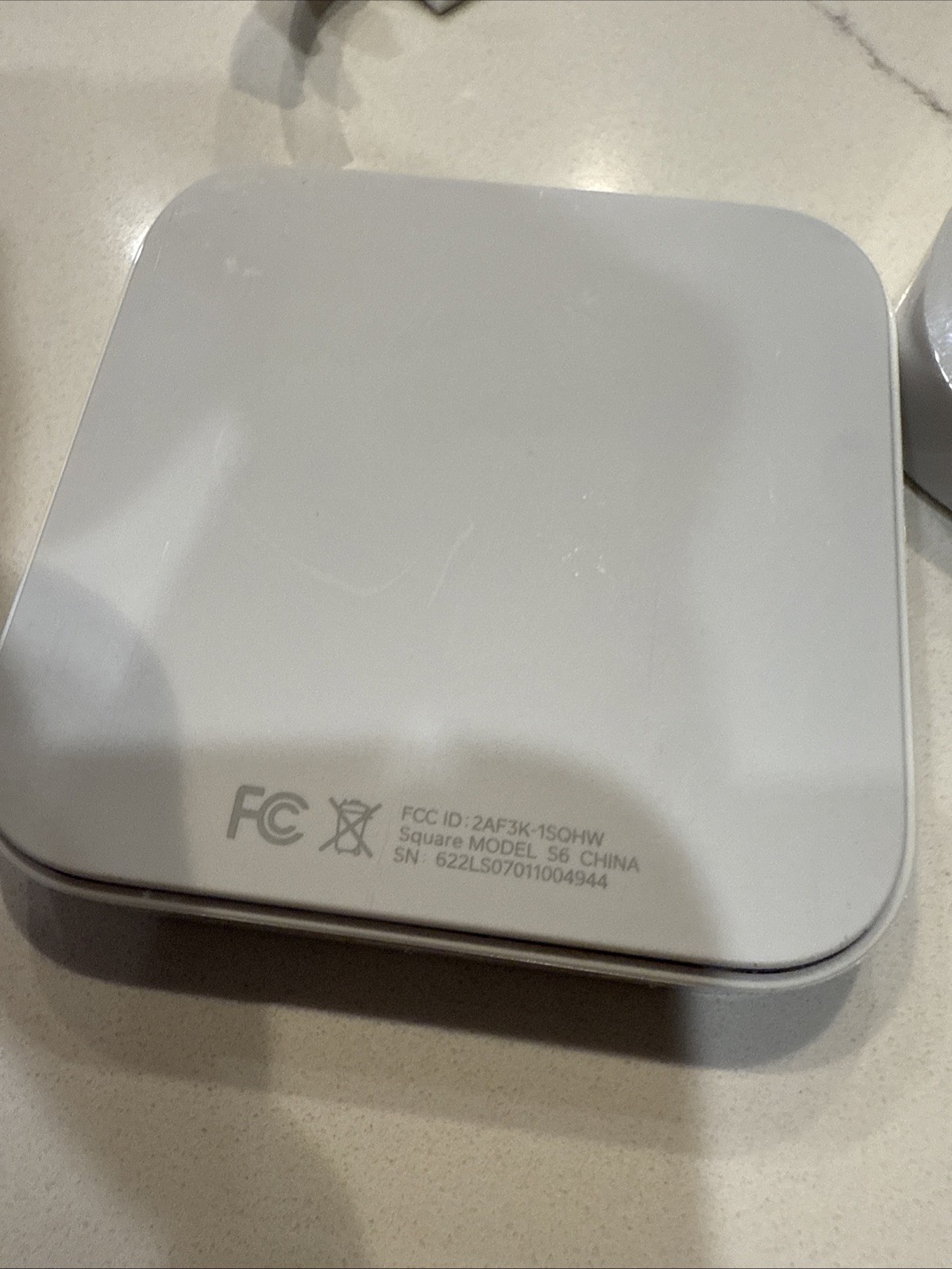 Square Credit Card Reader for Contactless, Chip Model S7 Not Tested – Powers On