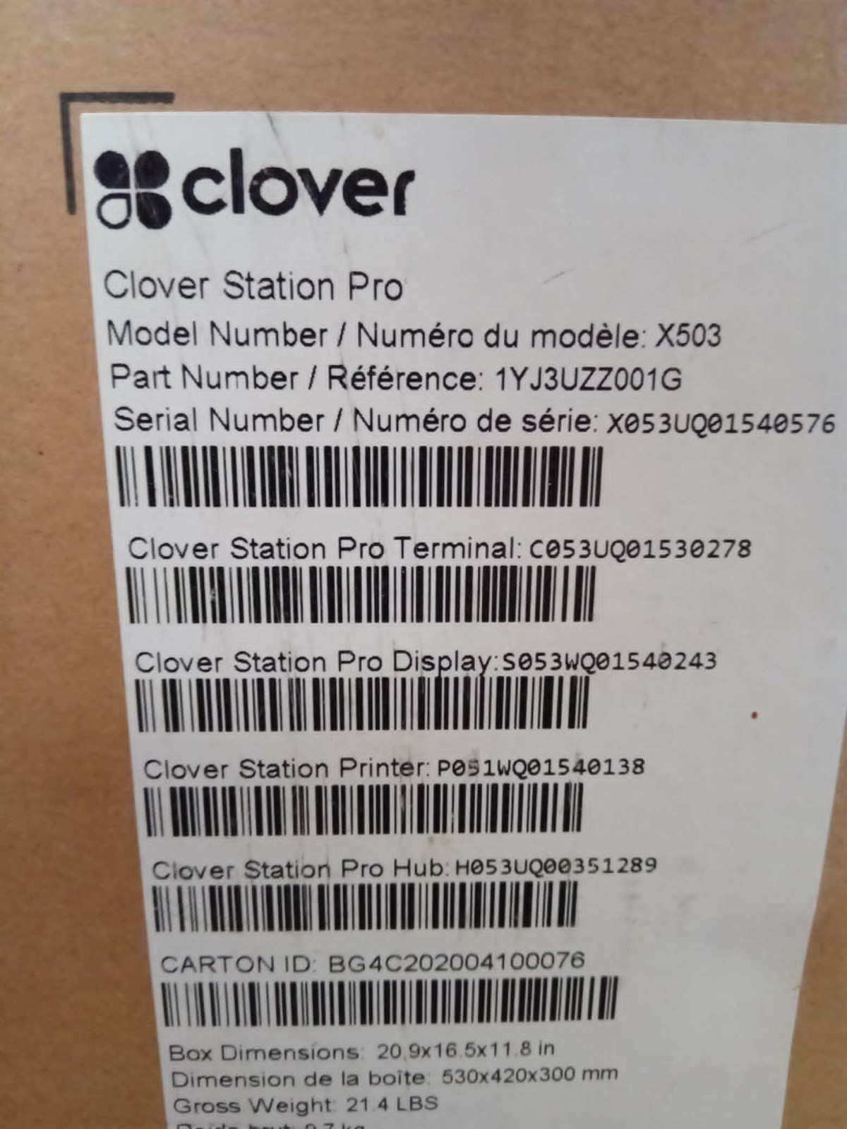 NEW Clover Station Duo System X503 Station Duo Hub