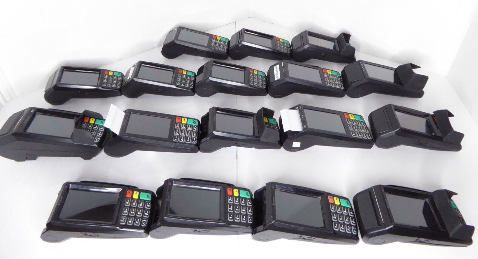 ~Lot of 17- Dejavoo Credit Card Terminal VEGA3000 (FOR PARTS)~