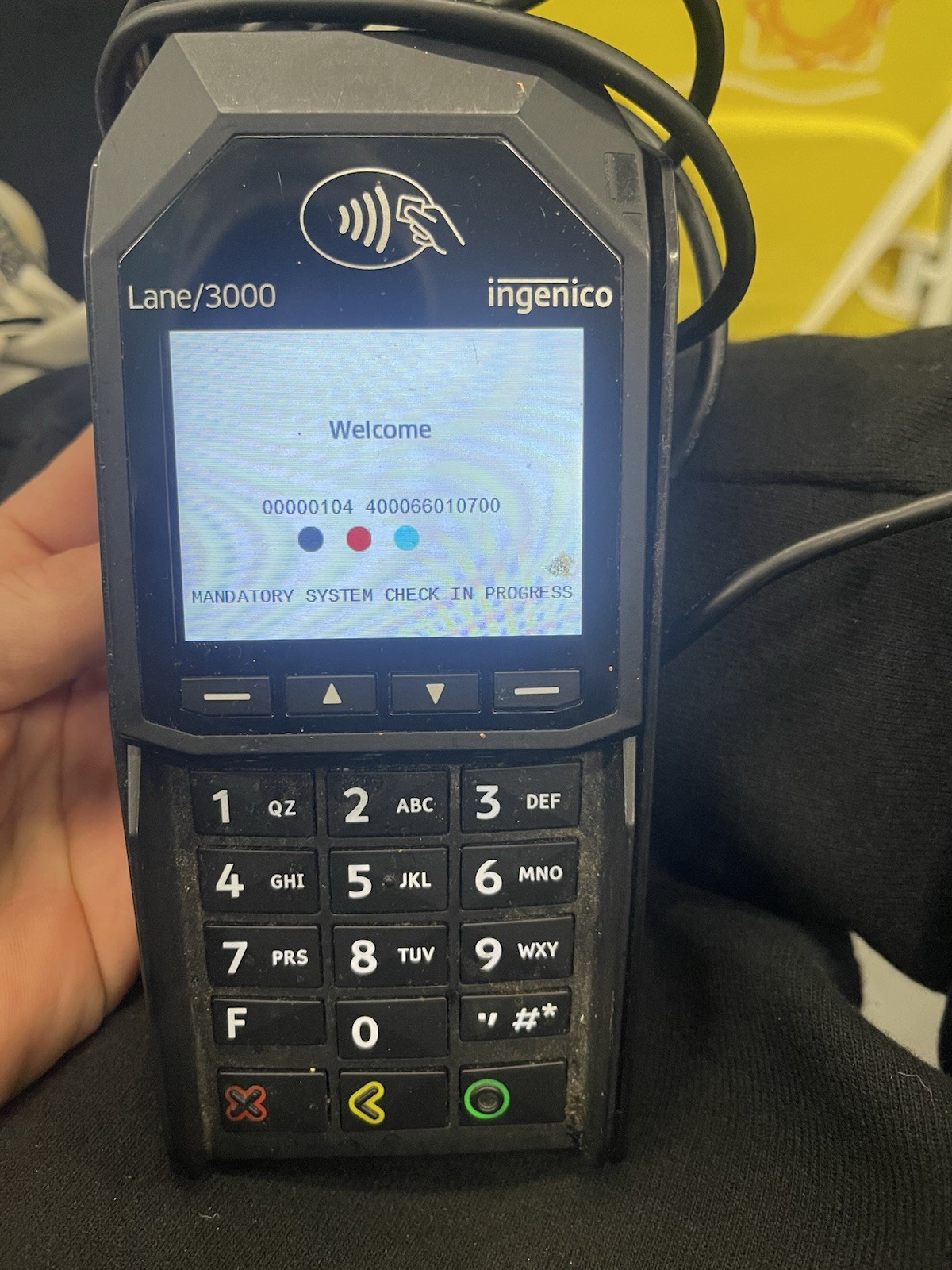 Ingenico Lane 3000 CL Credit Card Terminal w/ Power Cord