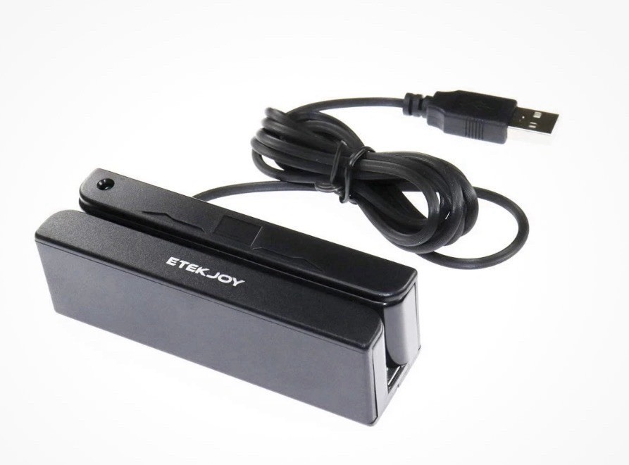 Etekjoy Usb 3-Track Magnetic Stripe Card Reader Pos Credit Card Reader