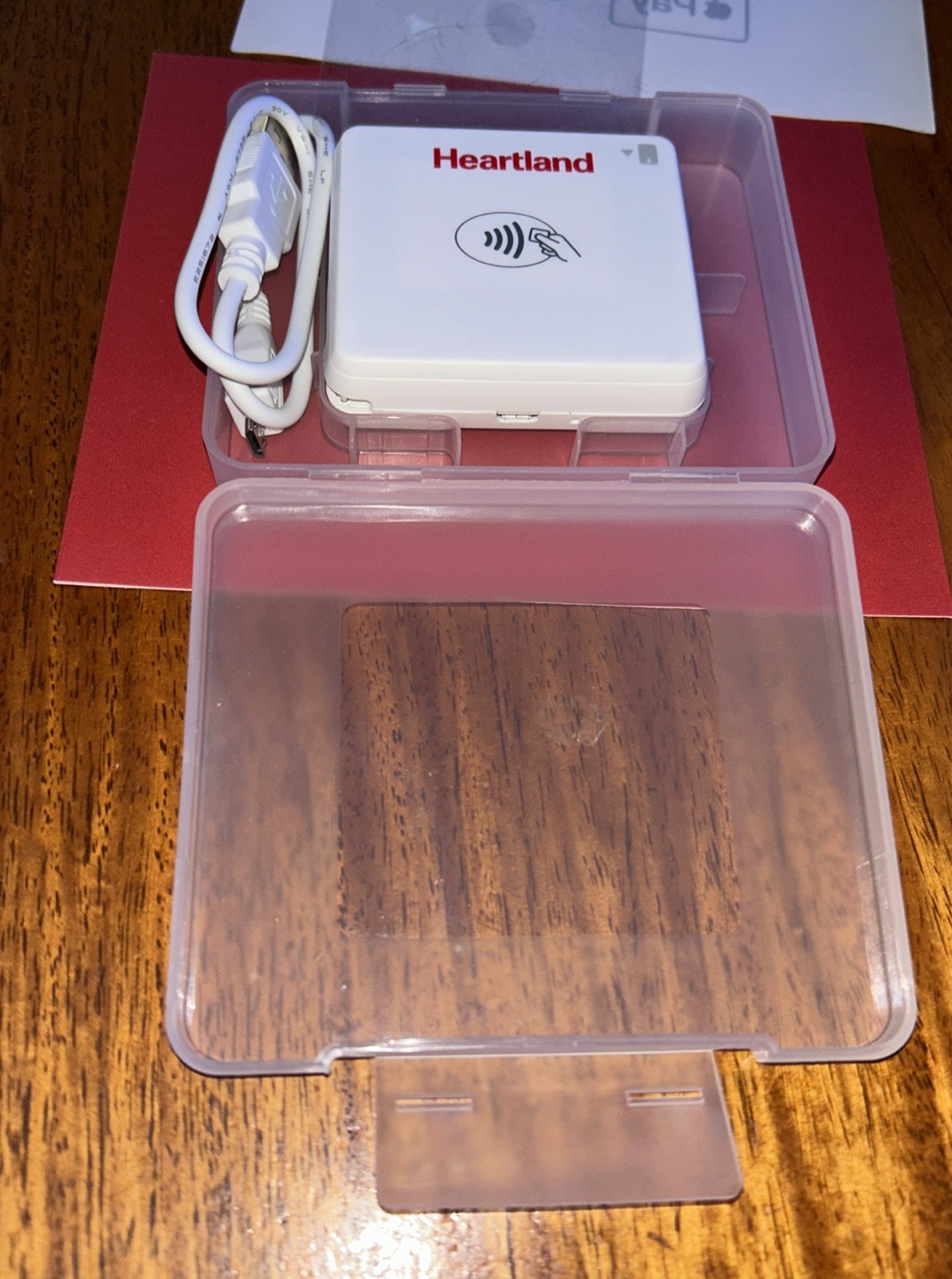 Heartland Payment Processor Unused Open Box Credit Card Reader Just As Seen