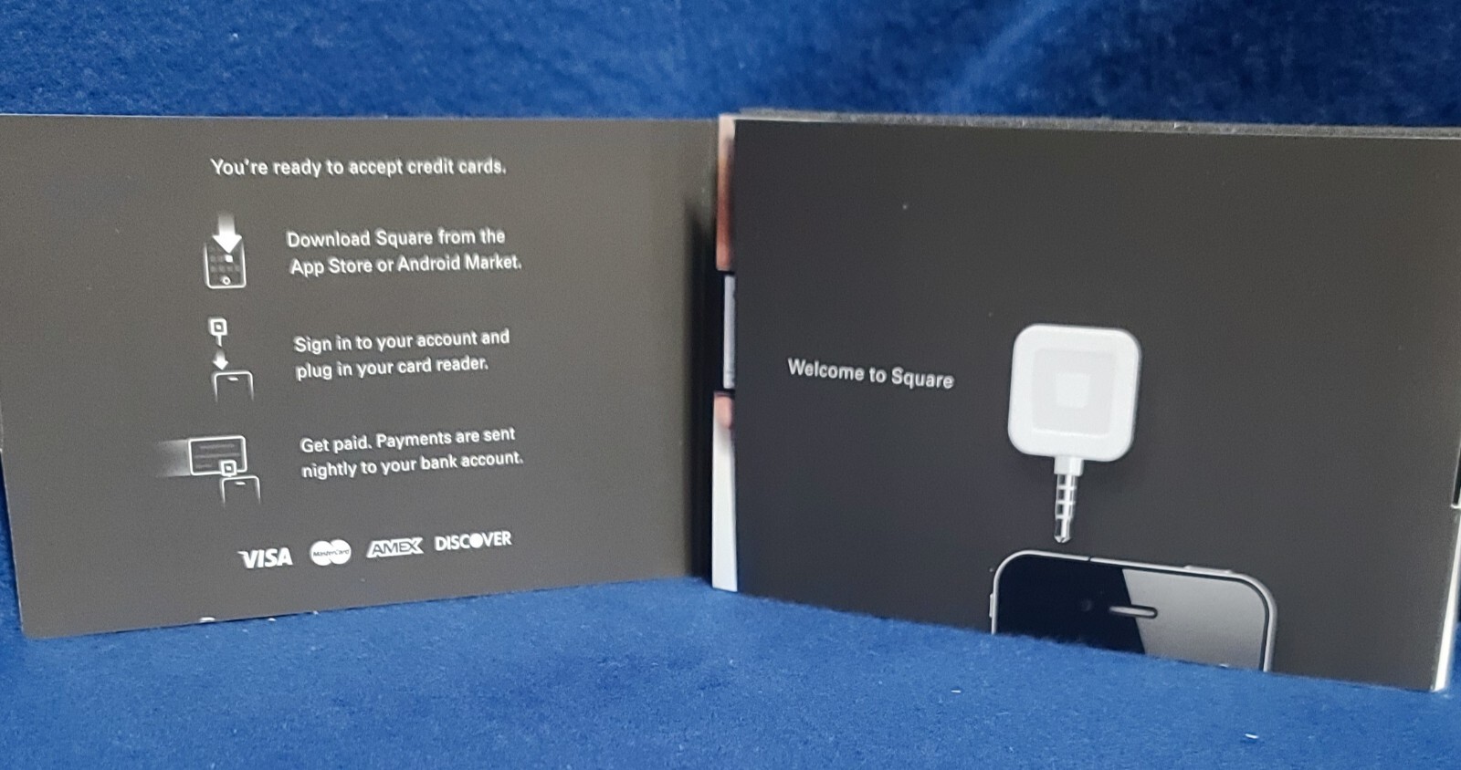 Square Credit, Debit Card Reader- White For Apple IPhone And Android New.