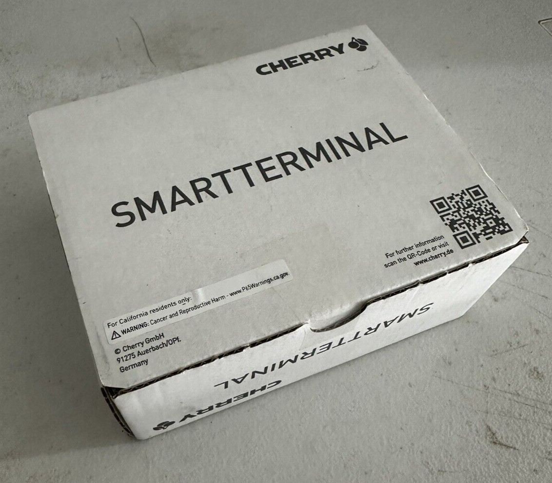 CHERRY SmartTerminal ST-1144 – SMART card reader – USB 2.0 – white (top), black
