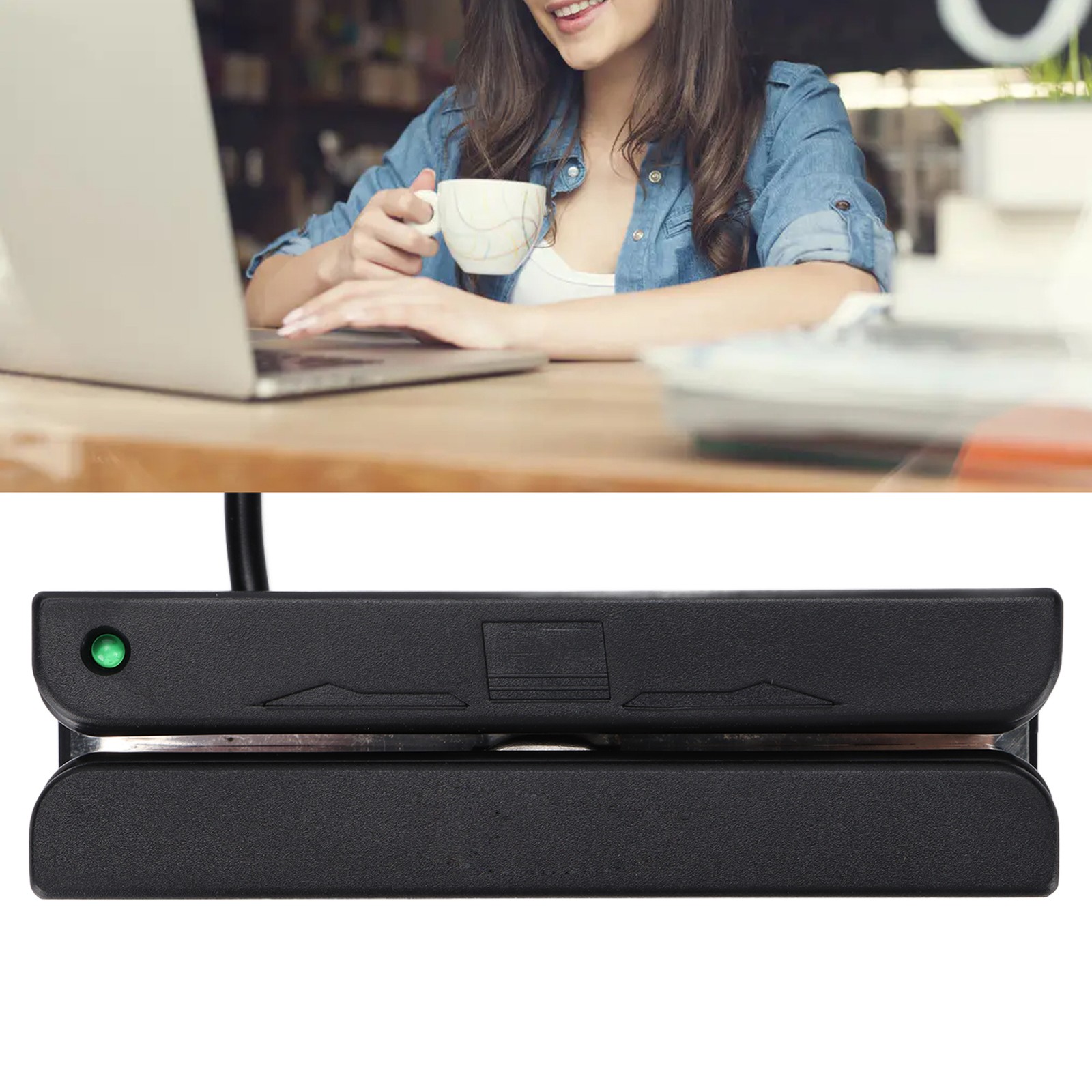 Credit Card Reader USB Plug And Play Support Bidirectional Read Wide Application