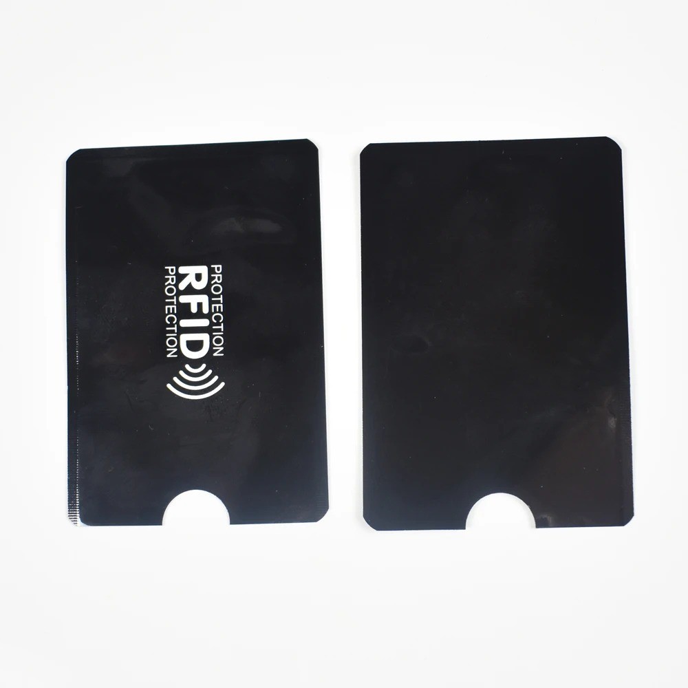 10Pcs Anti-Scan Card Sleeve Anti-Magnetic Anti-Theft anti RFID/NFC Scanning Alum
