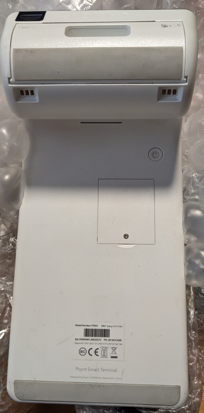 Poynt P3303 V2.0 Smart Terminal Credit Card Chip Reader ELAVON CANADA