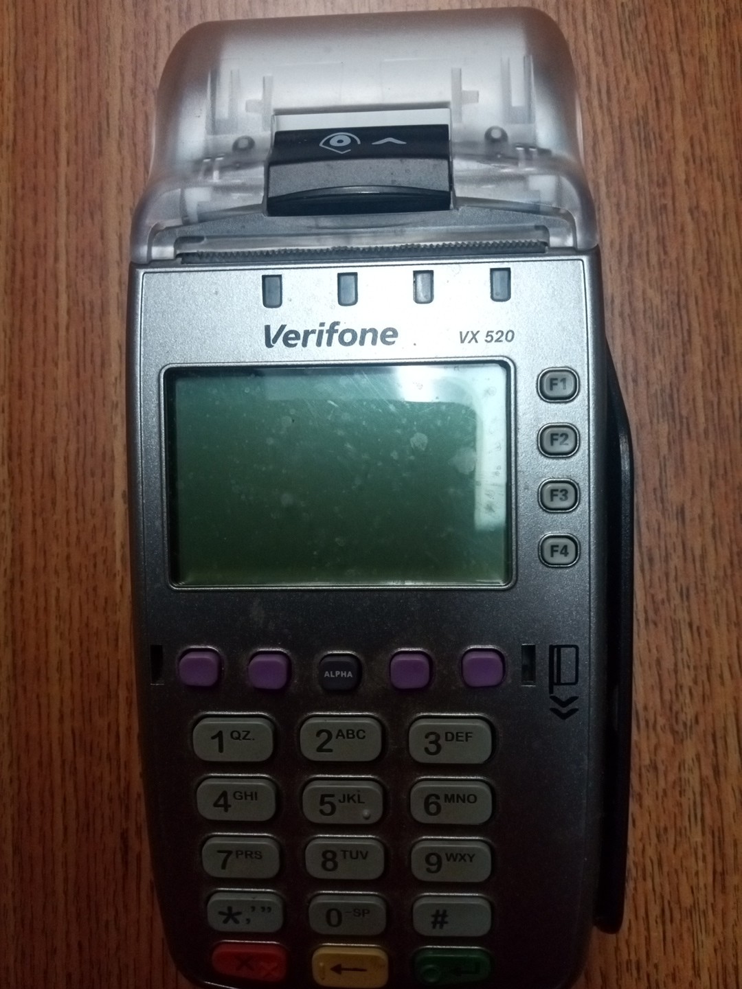 VeriFone VX520 VX 520 POS Credit Card Reader Terminal Pin Pad – UNTESTED