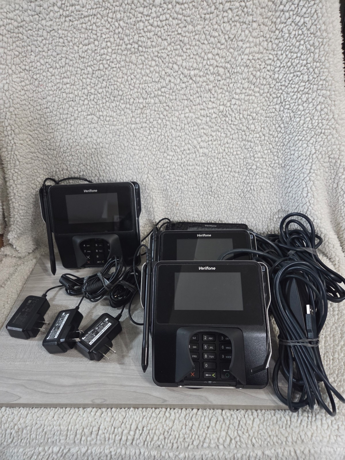 LOT OF 4 ~ VeriFone MX 915 Credit Card Pinpad Payment Terminal ~ M177-409-01-R