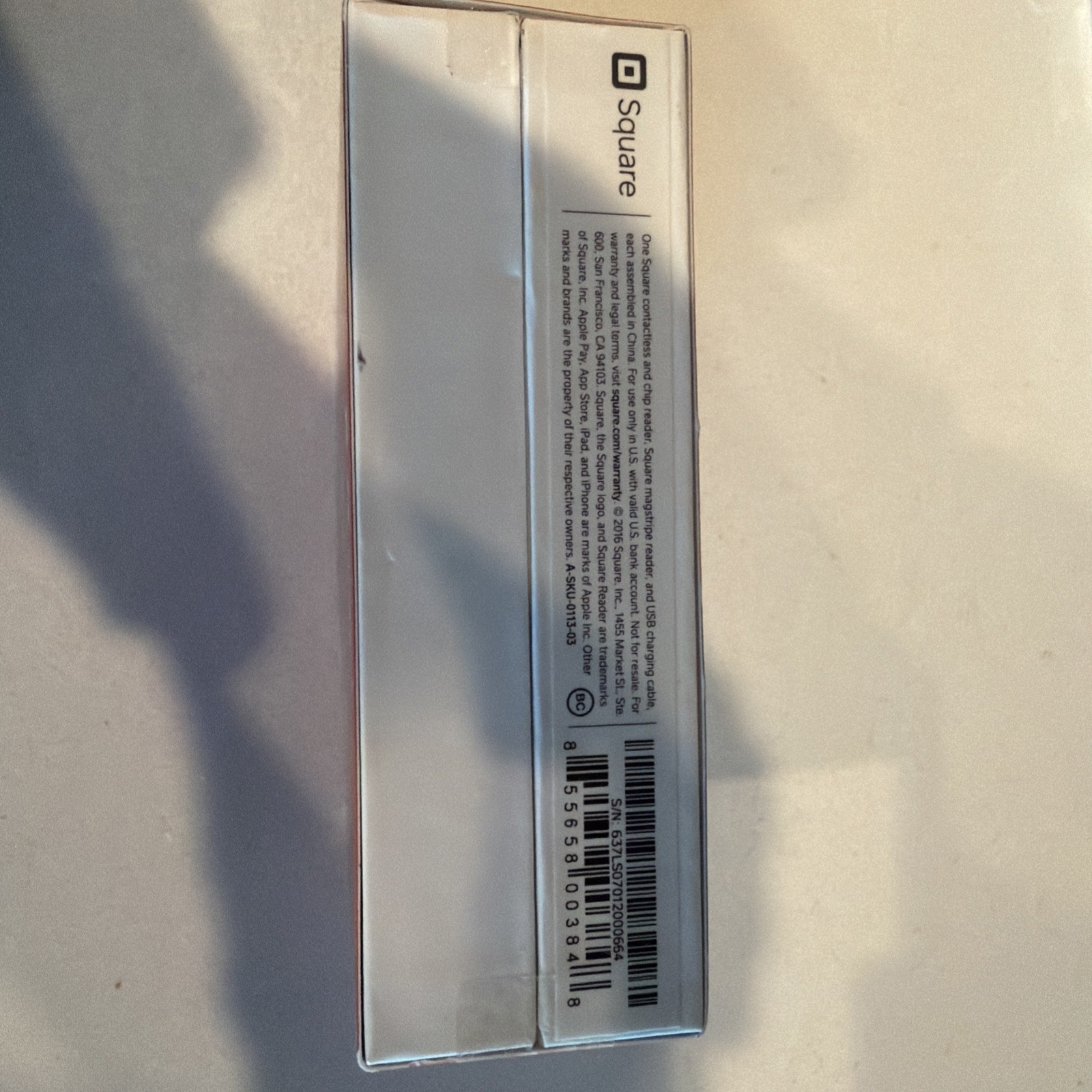 NEW Square Reader Contactless & Chip 1st Gen Bluetooth NFC iPhone Android iPad
