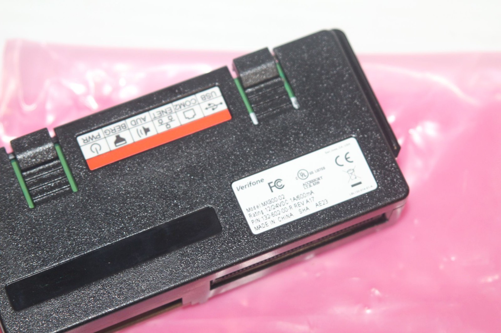 NOS – Verifone MX900-02 Input Output Network Ethernet Audio Module 132-602-00-R