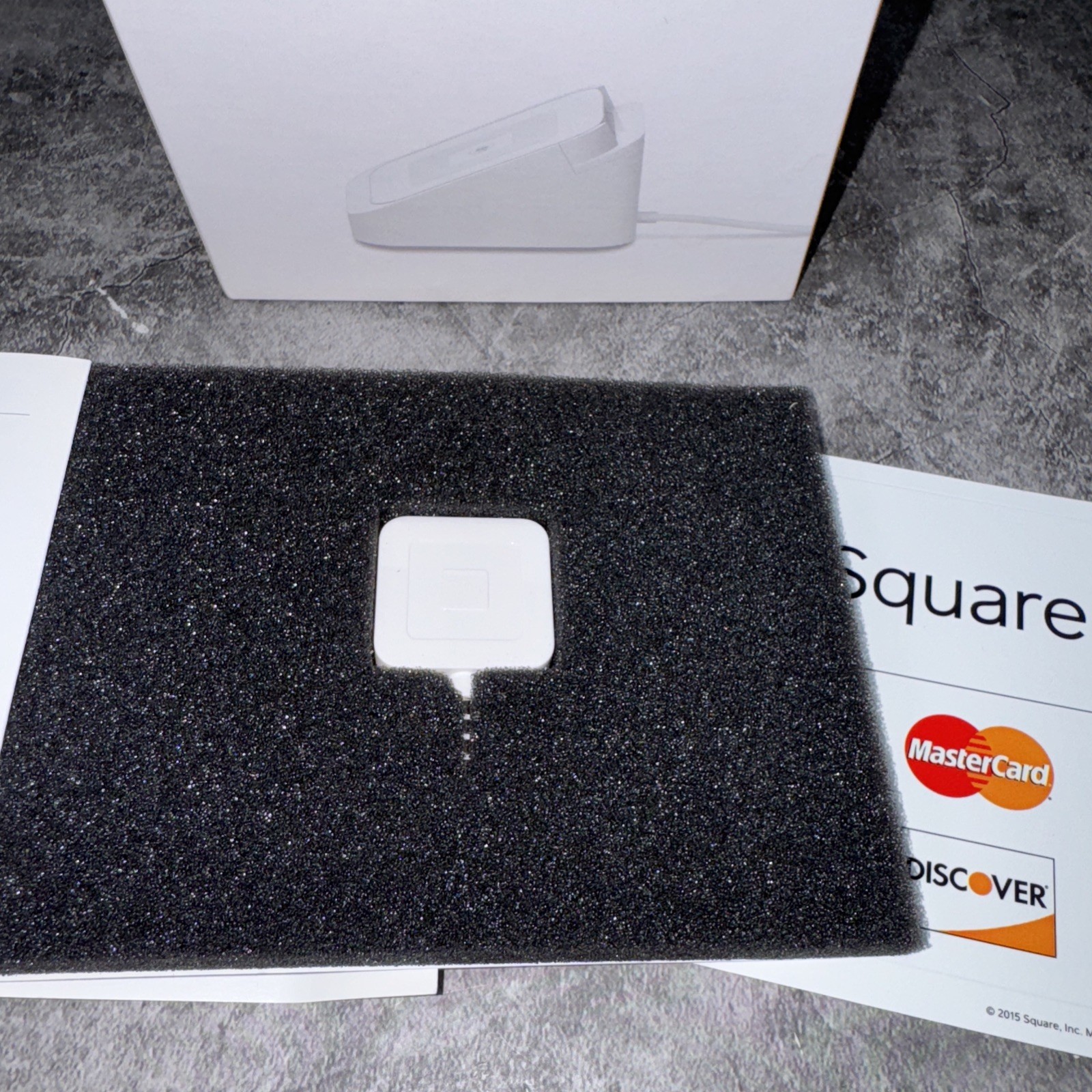 Square A-SKU-0120 Dock for Contactless Credit Card Reader + Magstripe Reader