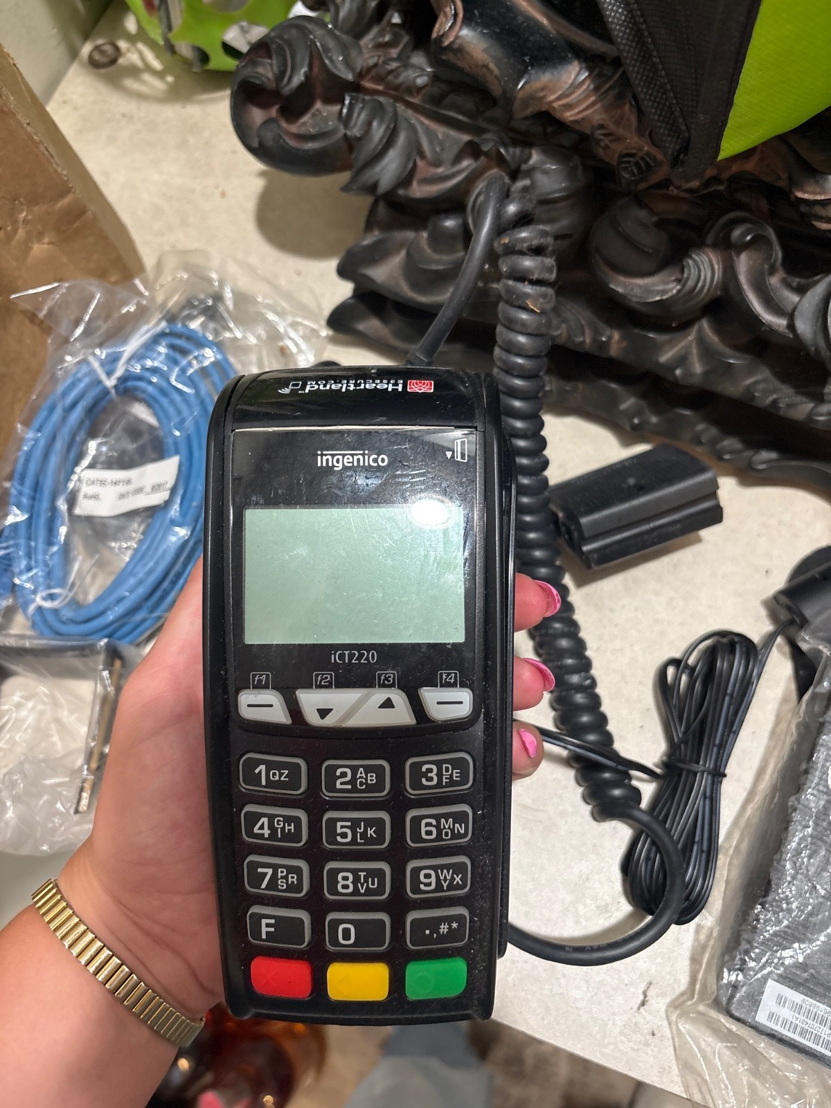 Heartland 510 Payment Systems RS232 Credit Card Terminal Only, Untested