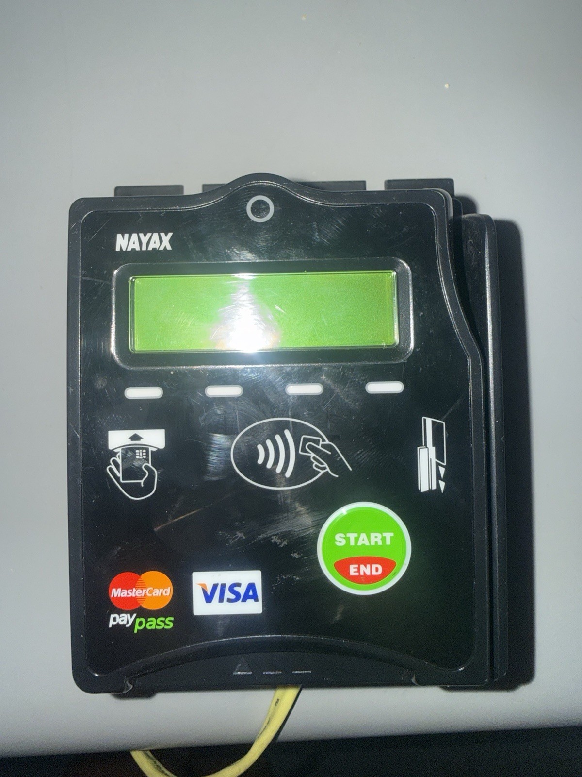 Nayax AMIT 3.0 VPOS Wired Credit Card Terminal Reader w/ Yellow Cables Android