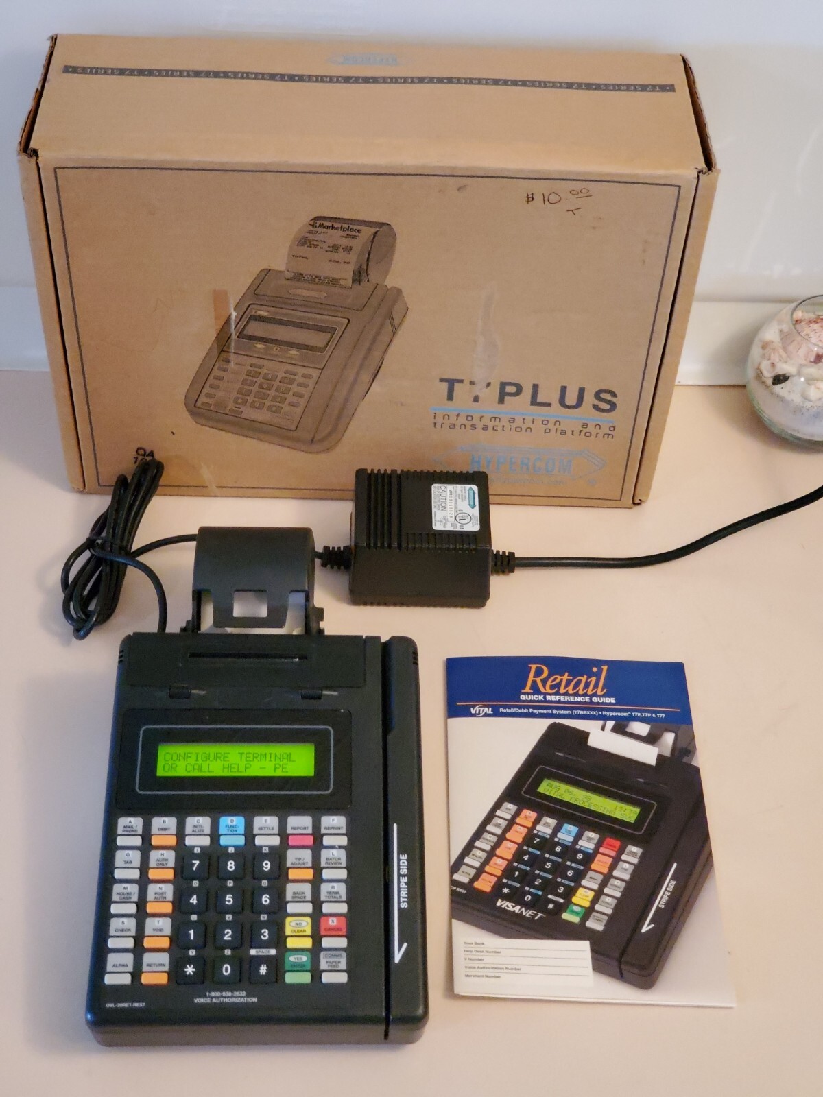 HYPERCOM T7Plus Information and Transaction Platform. Credit Card Terminal POS