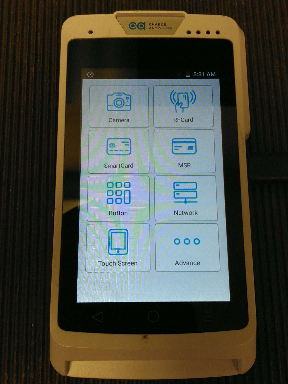 Wizarpos q3 smart pos touchscreen W/C Cable Android platforms Factory Reset