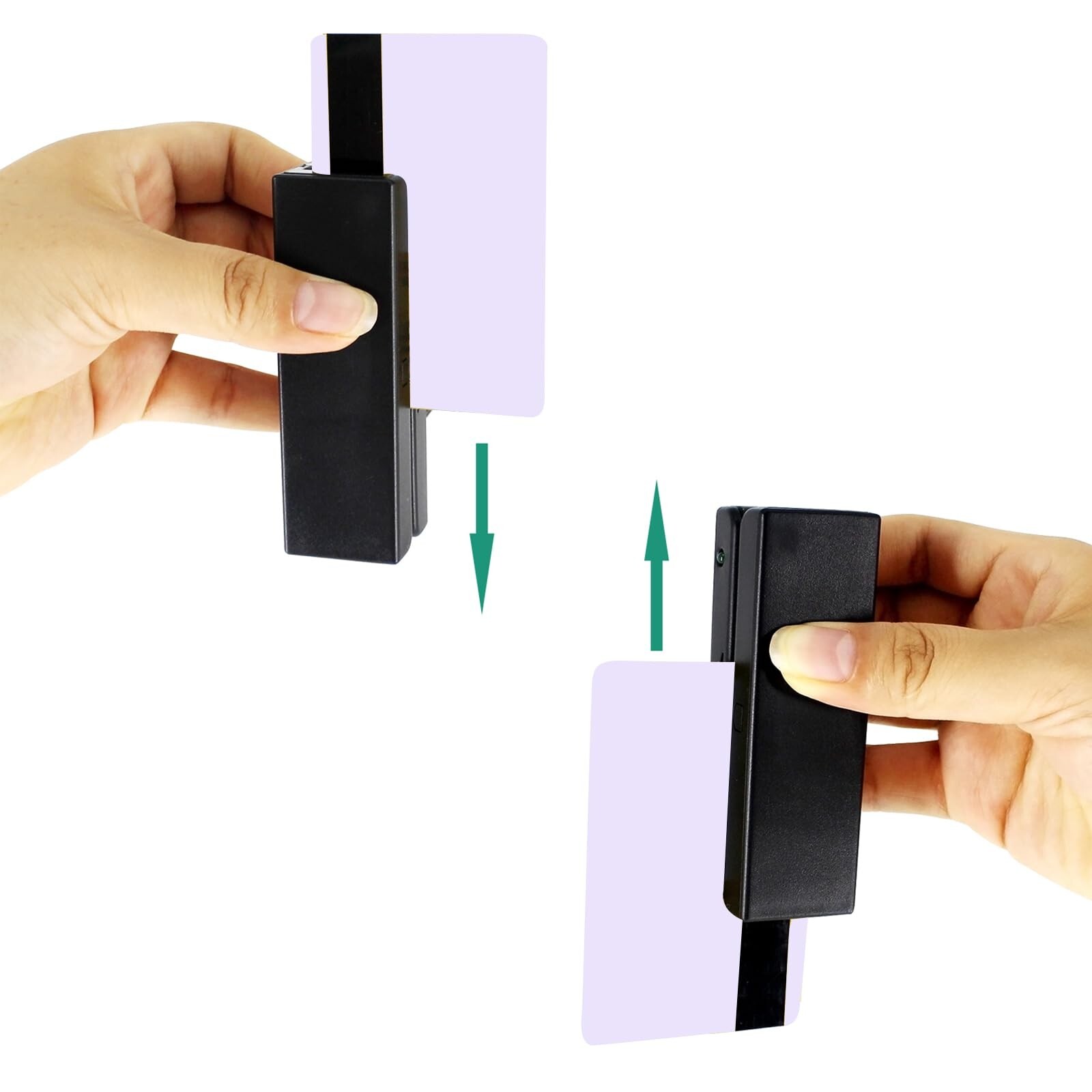 USB Magnetic Stripe 3-Track POS Credit Card Reader Swiper – Magstripe Swipe C…