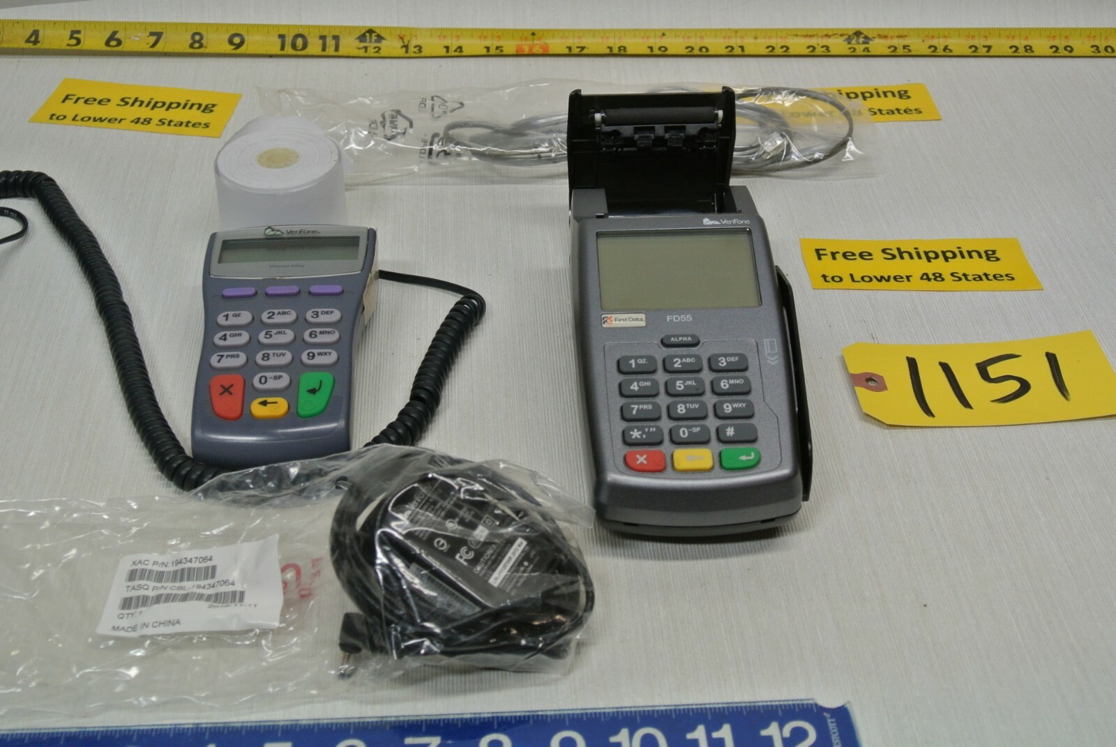 First Data Verifone Pin Pad #1000SE & FD55 Credit Card Processing Free Ship