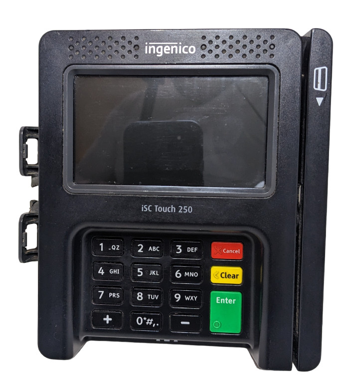 Ingenico ISC Touch 250 Payment Terminal (ISC250) – Black- Untested- Good Cond
