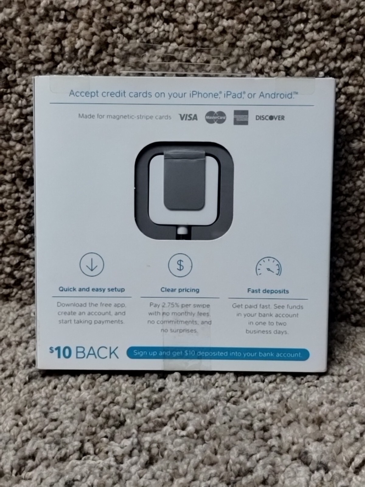 Square Credit Card Reader for iPhone, iPad and Android NEW