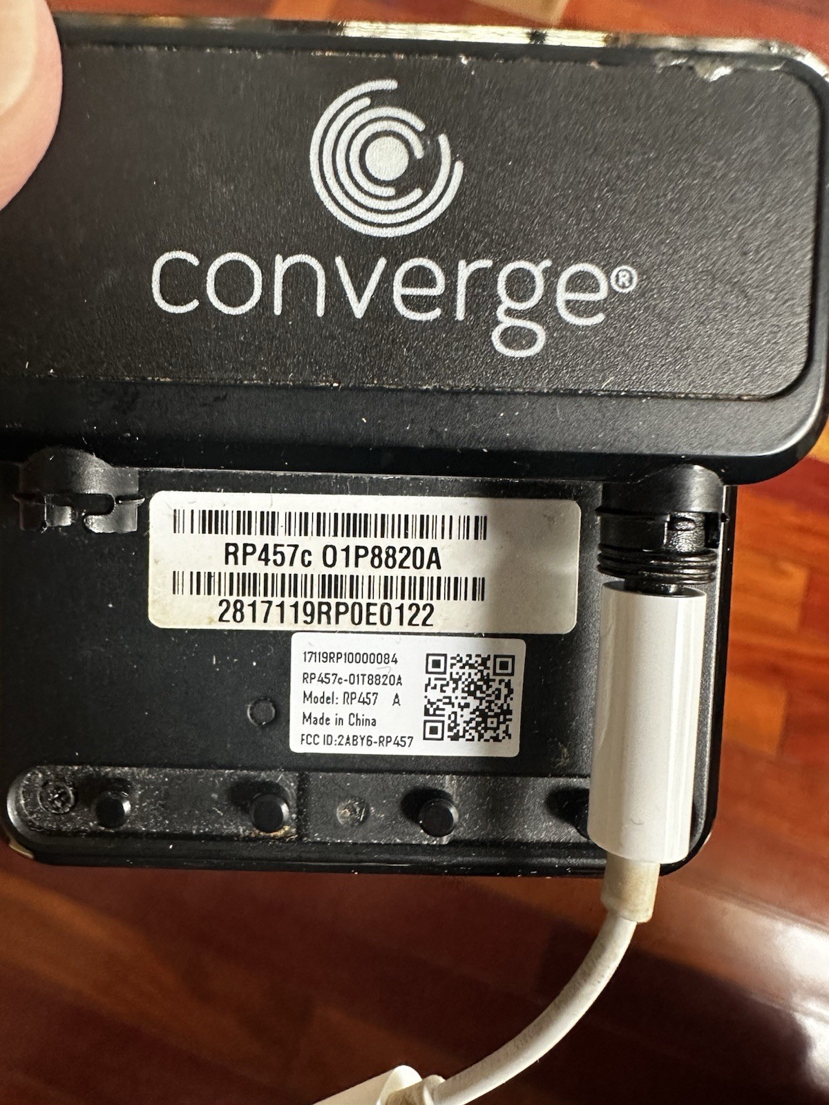 Ingenico Converge Credit Debit Card Reader RP457C Backup Spare Mobile Box