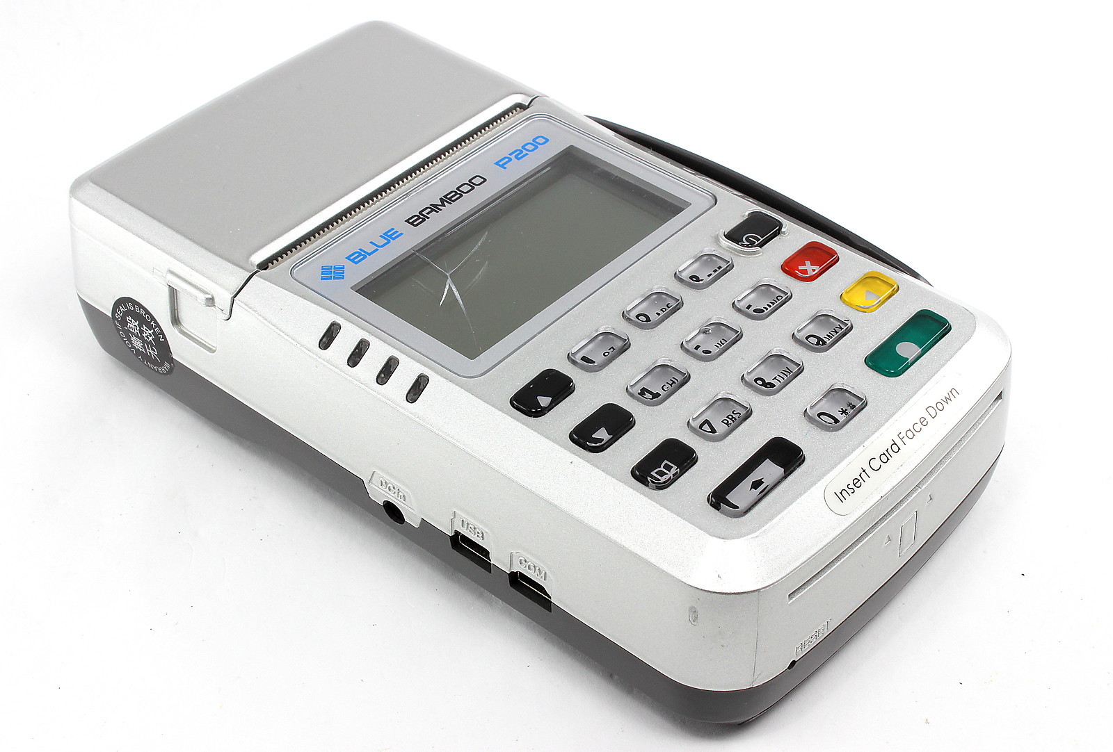 Blue Bamboo P200 PocketPOS Wireless POS Bluetooth Credit Card Reader and Printer