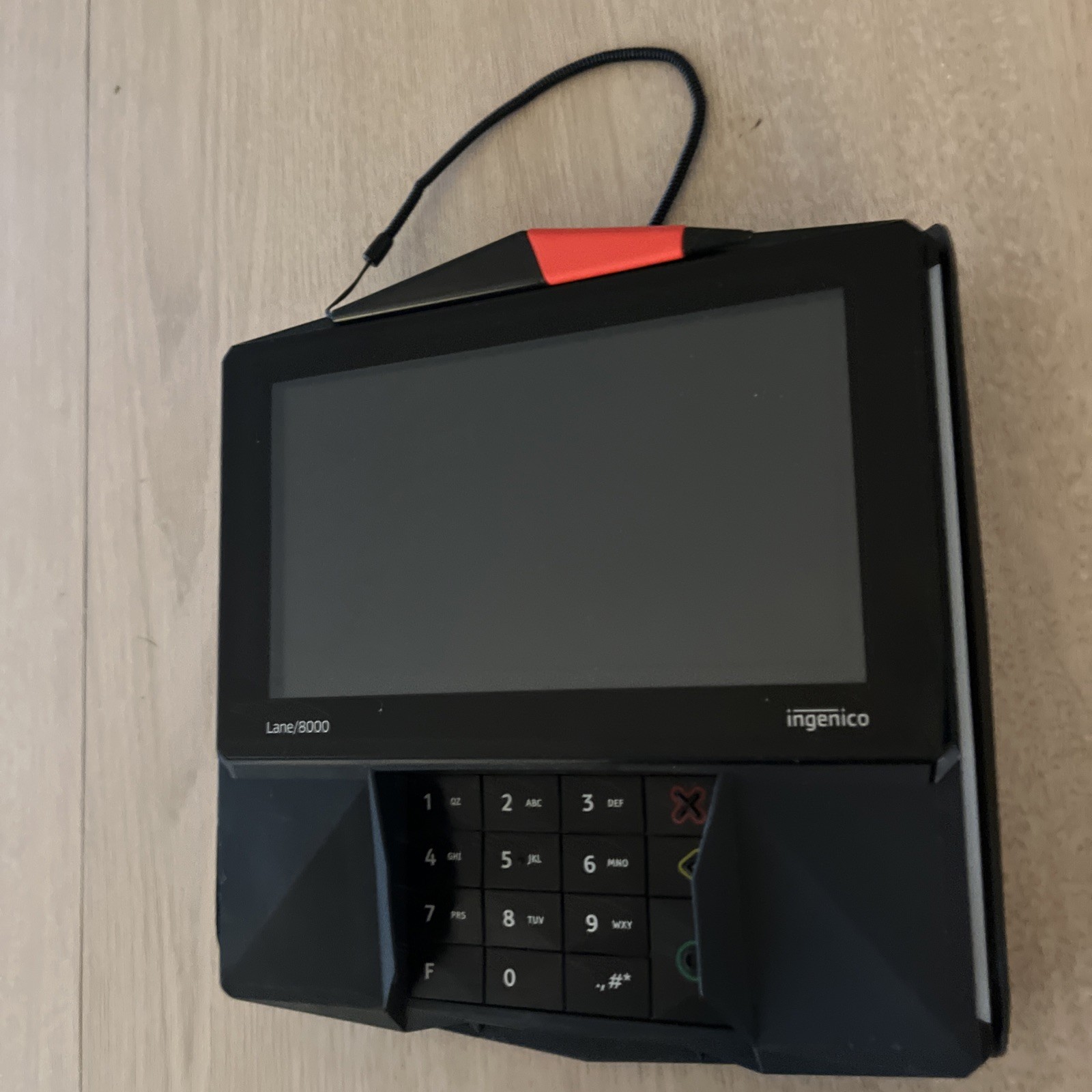 Ingenico Lane 8000 PRH30312953A Payment Terminal LAN800 – Works Well – RS
