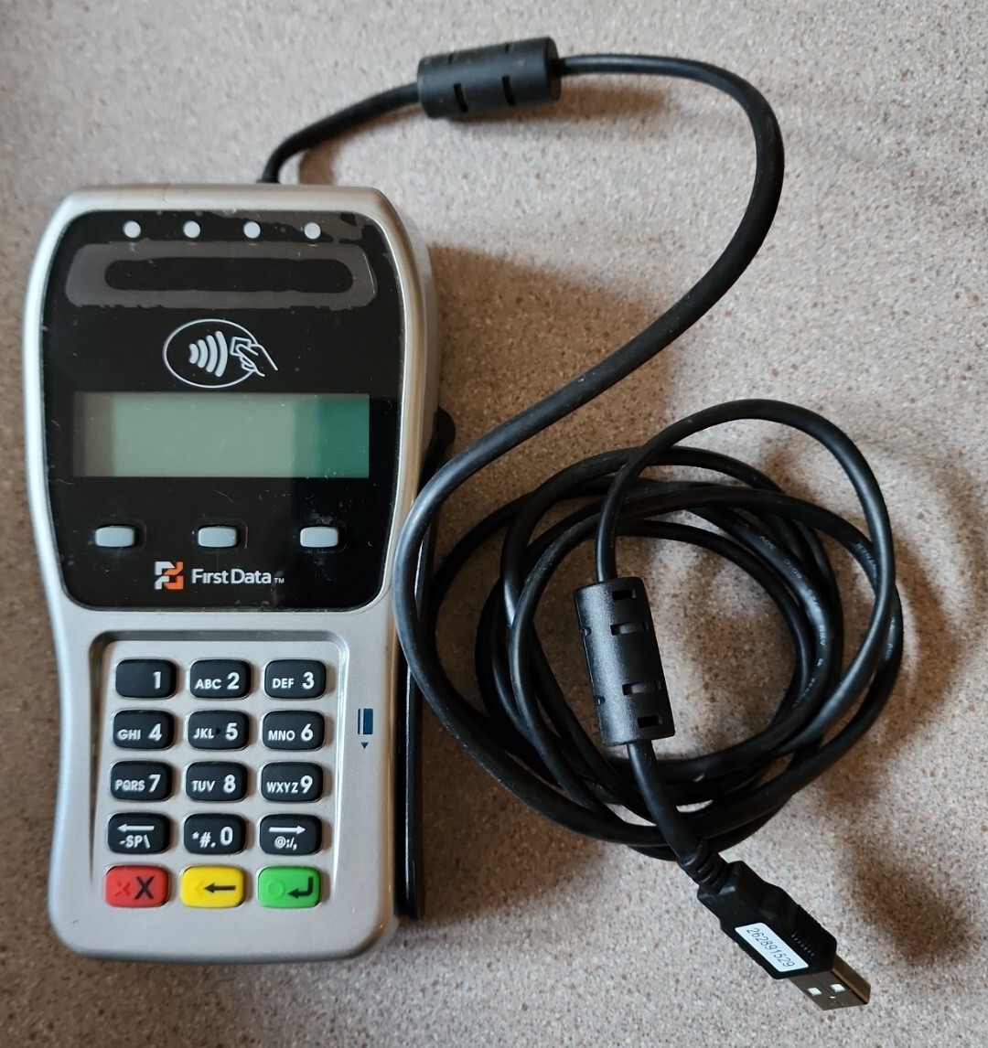 First Data FD100Ti Credit Card Machine and FD35 Pin Pad *USED* *FREE SHIPPING*