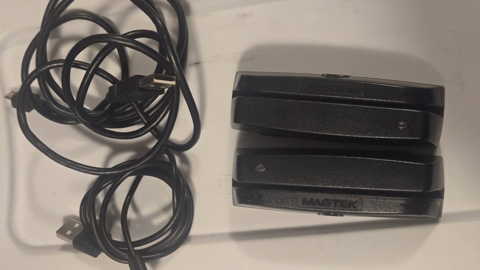 MagTek USB Magnetic Stripe Credit Card Reader Swipe Scanner PN 21073062 Tested